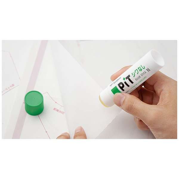 PiT Wrinkle Free Glue Stick by Tombow - Strong Adhesive for Paper Crafts, Scrapbooking & DIY Projects