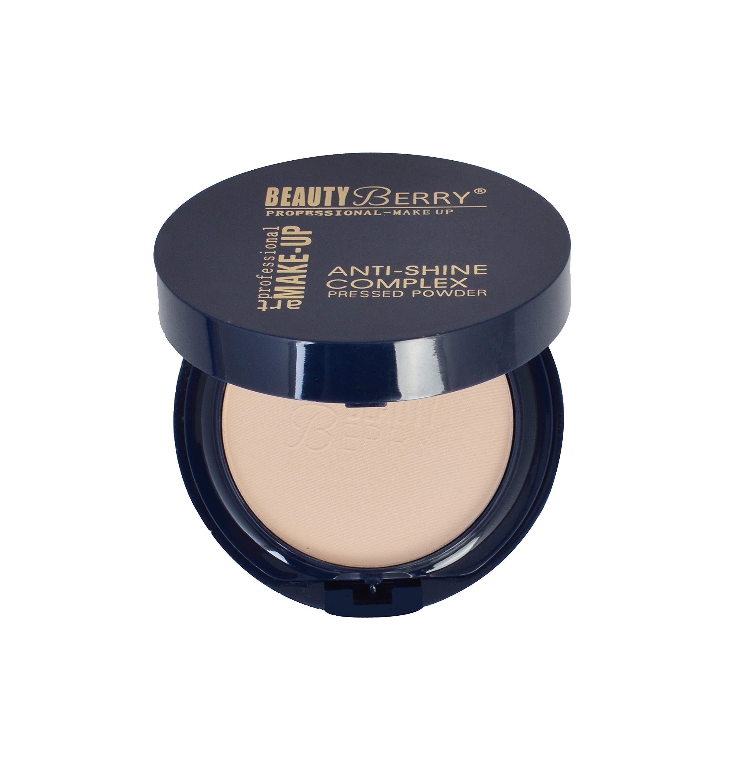 Beauty Berry Anti-Shine Complex Compact Powder - Long Lasting Matte Finish Face Makeup for Women | Natural Glow Pressed Powder | Oil Control & Shine Reduction | Perfect for Daily Wear, Office & Special Occasions (Ivory)