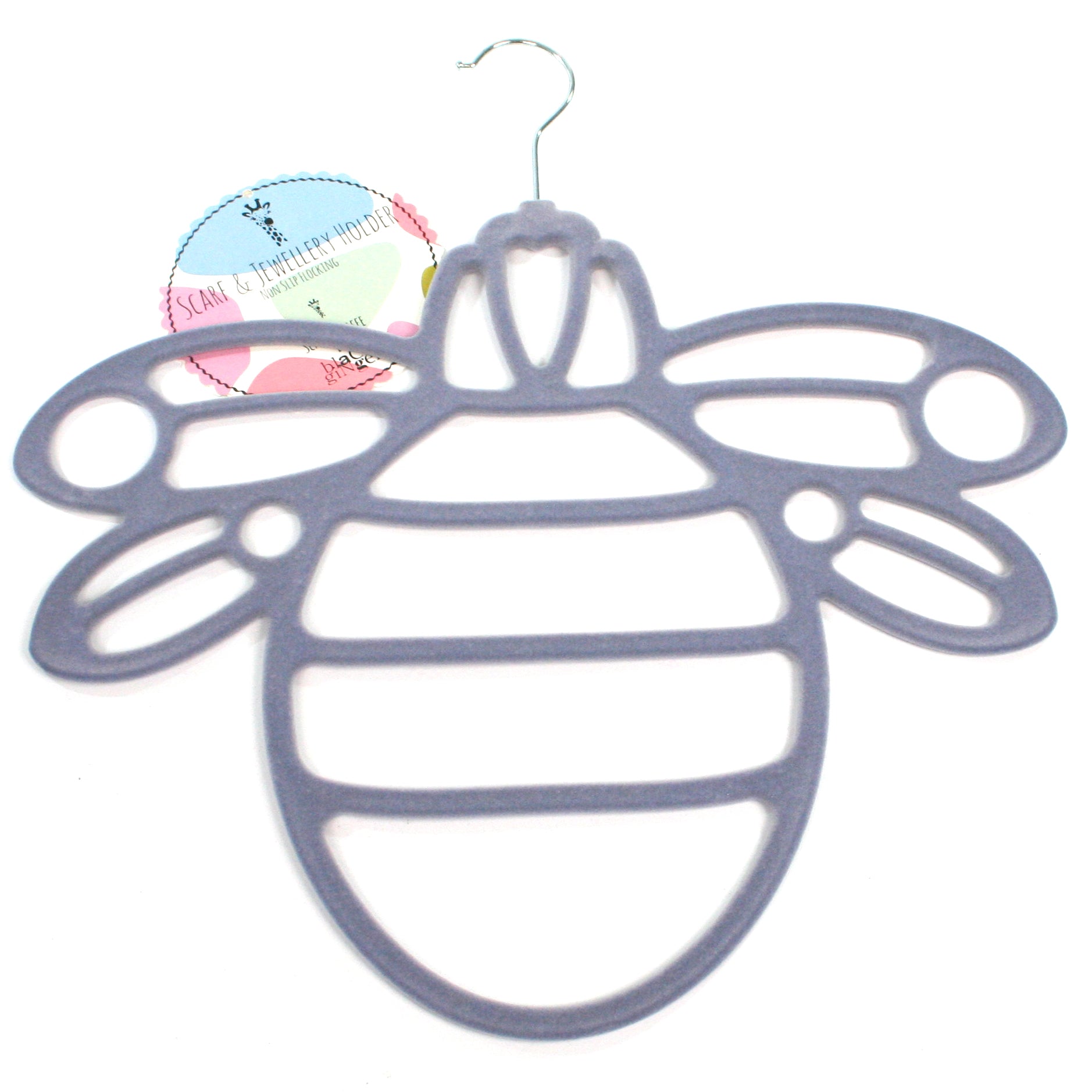 Bumble Bee Scarf Hanger - Cute Bee-Shaped Scarf Organizer for Closet & Bedroom Decor | Perfect for Scarf Storage, Gift Idea, and Home Organization