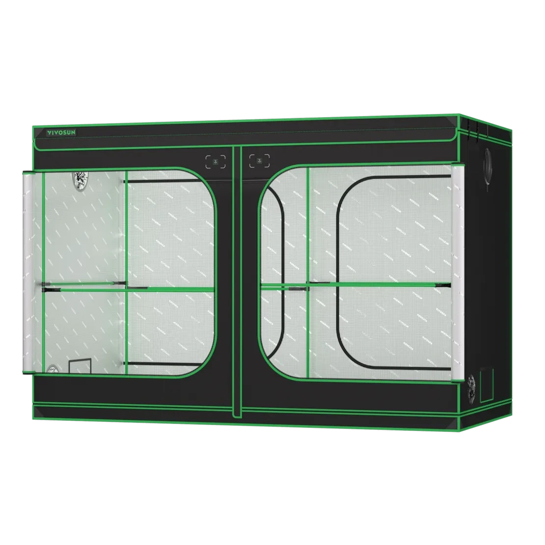 Vivosun 5x10 Grow Tent Kit - 5' x 10' x 6.6' Indoor Hydroponic Grow Room with Heavy Duty Reflective Mylar for Plant Cultivation - Perfect for Home Gardening, Seed Starting & Indoor Farming