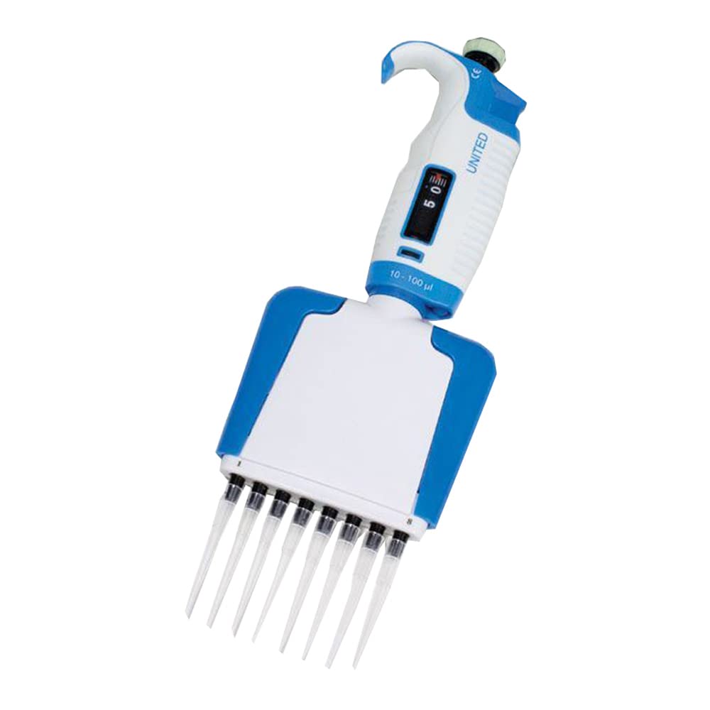 United Scientific Supplies PMC8-200 8-Channel Fully Autoclavable Micropipette - Precision Liquid Handling for Labs, Research & Clinical Diagnostics