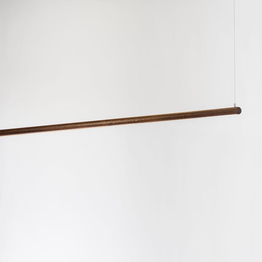 2BY4 Round Edge LED Linear Pendant Light - Modern Dimmable Fixture for Kitchen Island, Dining Room & Office Lighting