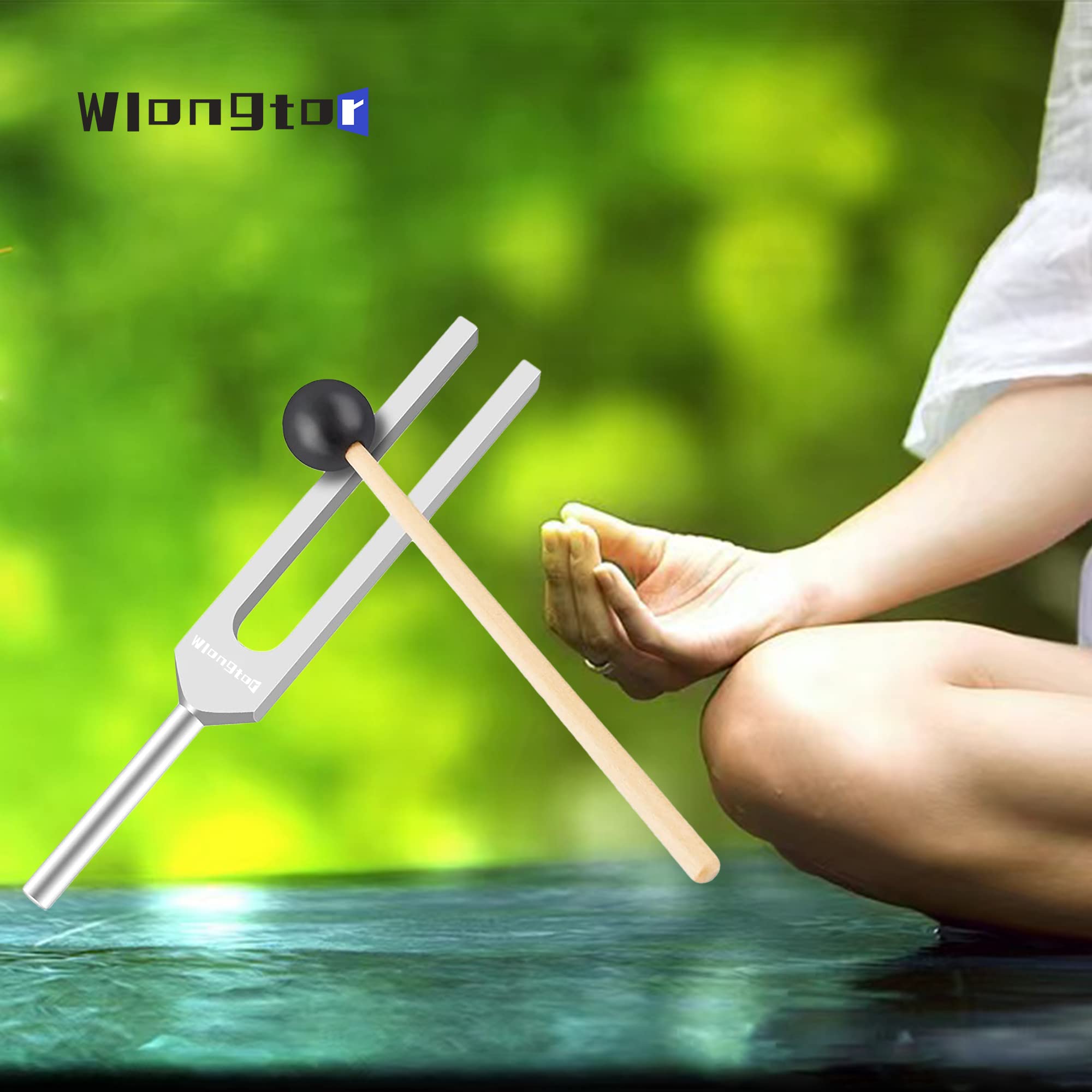 Premium Aluminum Sensory Tuning Forks Set (396Hz) - Yoga, Chakra Balancing & Energy Healing Tools with Silicone Hammer & Cleaning Cloth - Perfect for Meditation, Sound Therapy & Holistic Wellness Practices