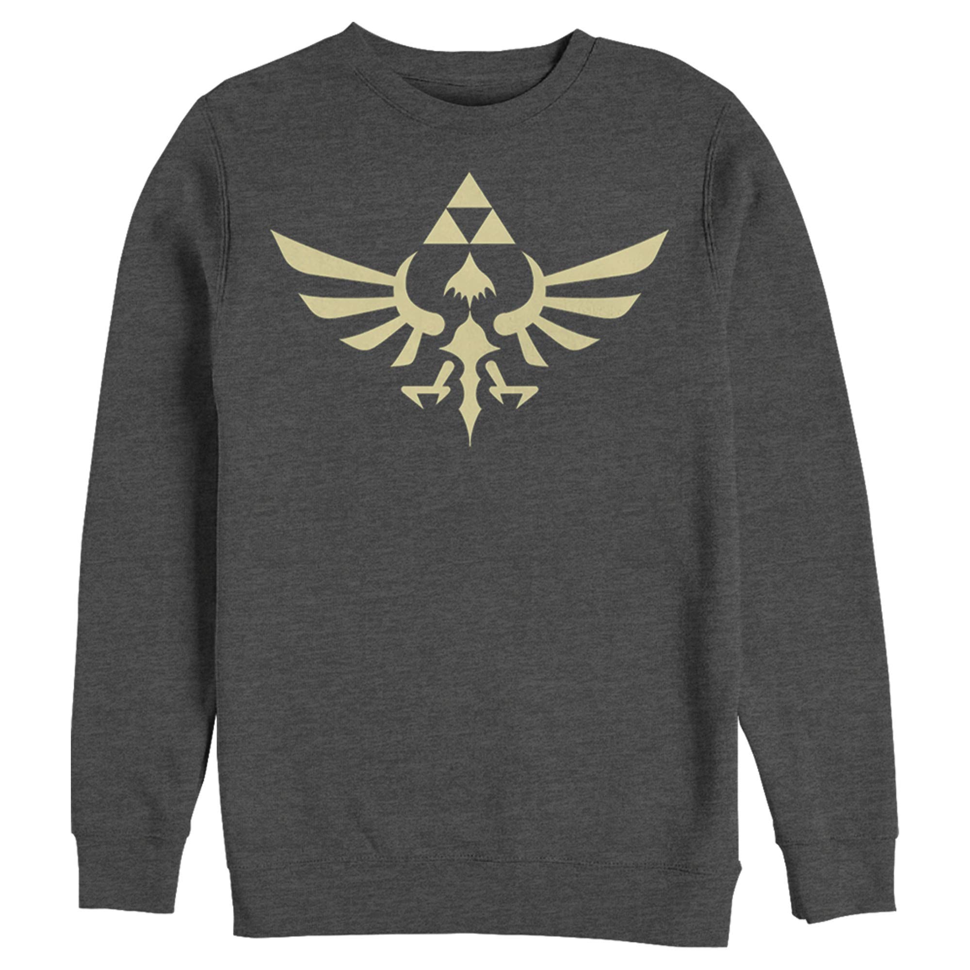 Nintendo Triforce Sweatshirt for Men - Official Licensed Zelda Gaming Hoodie - Perfect for Cosplay, Gaming Events & Casual Wear