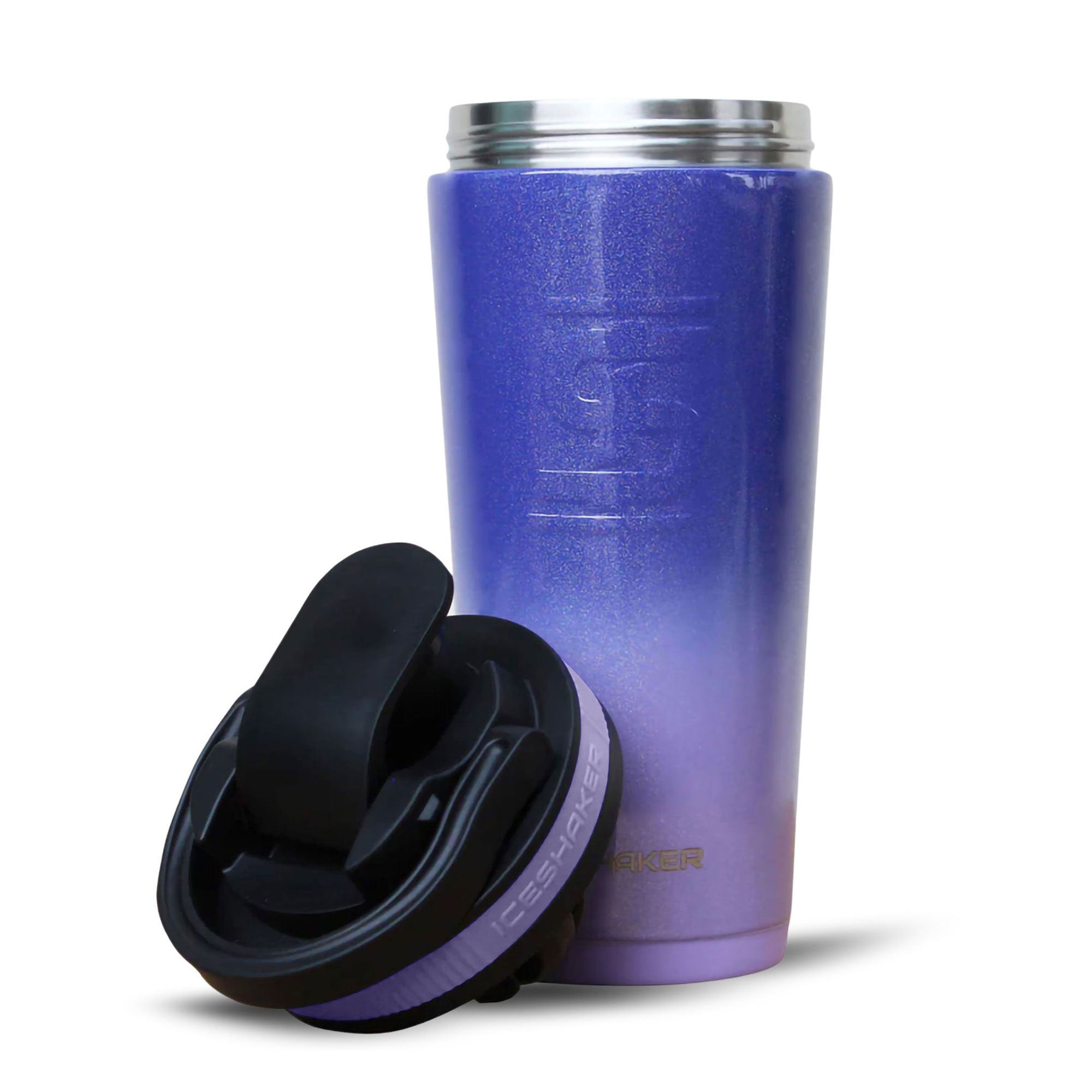 Lilac Dreaming 26oz Insulated Stainless Steel Water Bottle with Ice Shaker Lid - Leakproof Gym & Sports Drink Bottle for Protein Shakes, Workout, Running & Outdoor Activities