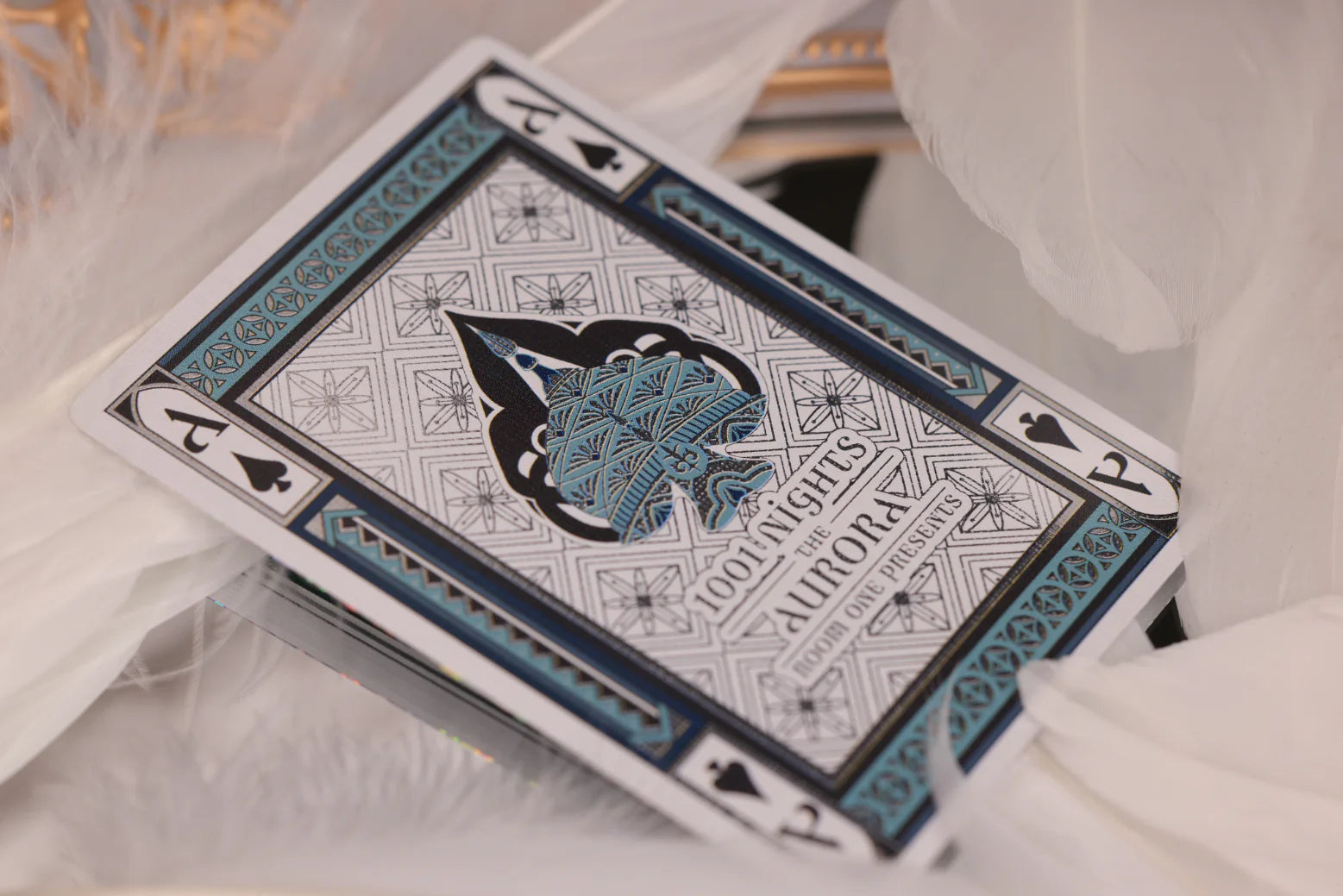 1001 Nights 3D Aurora Playing Cards - Premium Signature Edition Deck for Magic Tricks, Poker Games & Collectors | Unique Gift for Card Enthusiasts