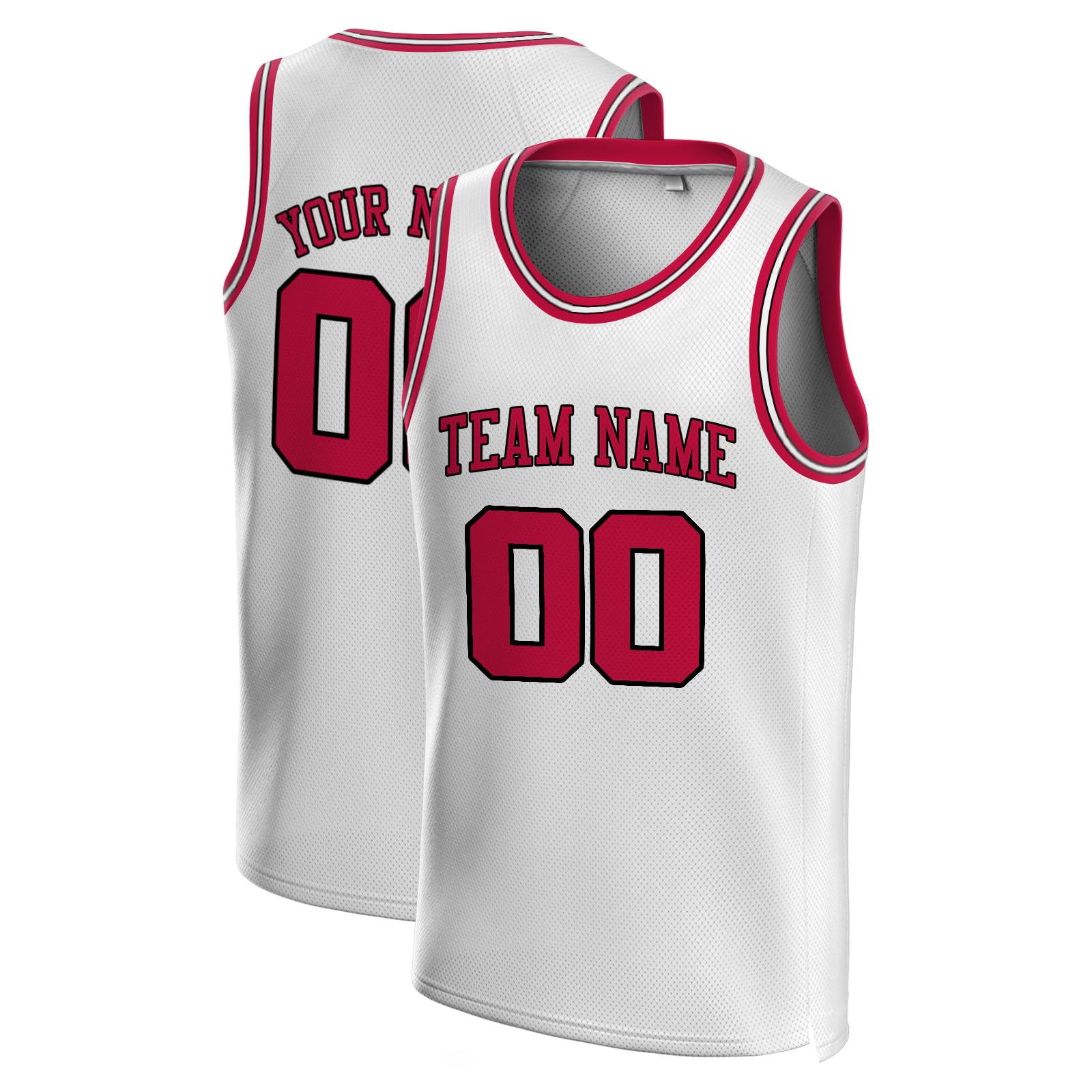 Custom Basketball Jerseys Personalized with Name & Number - Men's Women's Youth Kids Basketball Uniforms - Perfect for Team Games, Tournaments & Fan Apparel