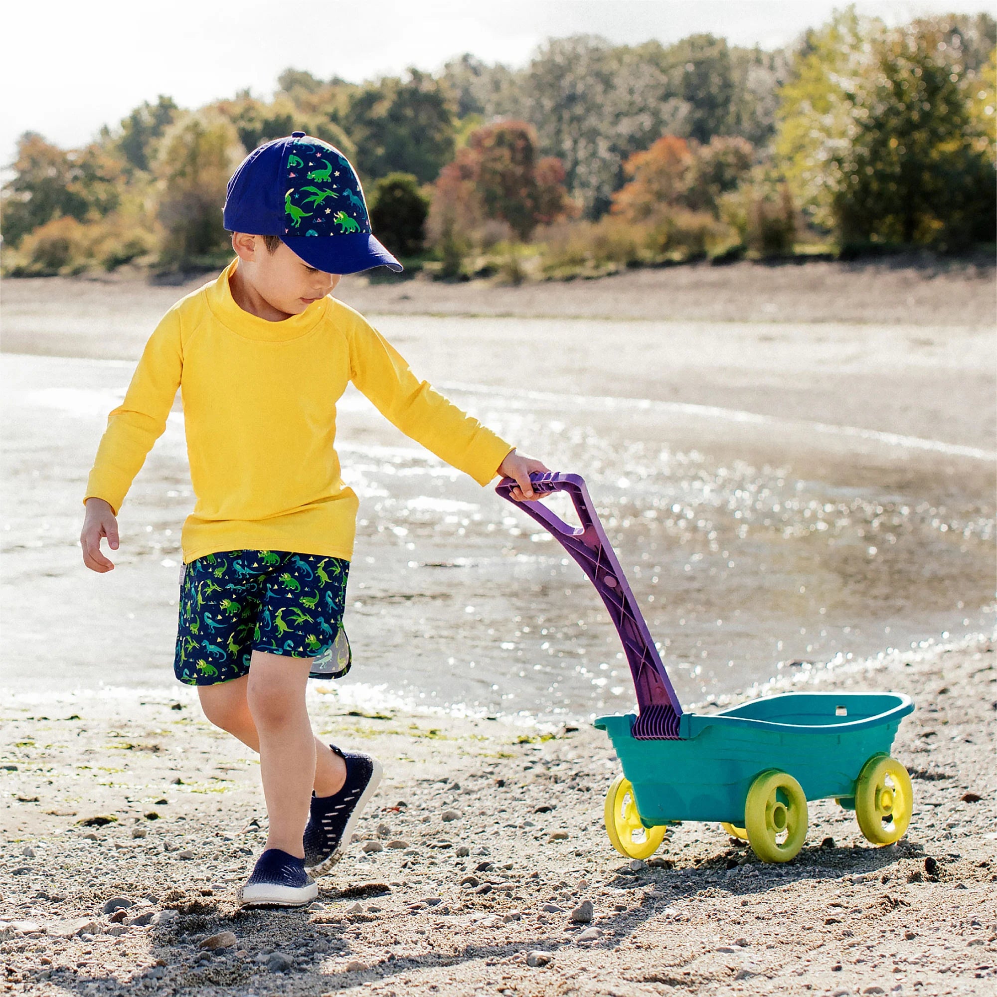 Jan & Jul Mango UV Protection Long Sleeve Shirt for Kids - UPF 50+ Sun Safe Clothing for Outdoor Play, Beach & Summer Activities