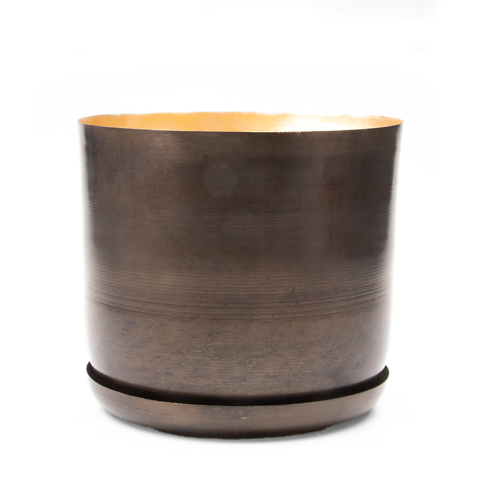 Joe Metal Pot with Drainage Hole - Durable Plant Container for Indoor/Outdoor Gardening, Perfect for Herbs, Flowers & Succulents