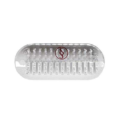 Bare Essentials Nail Brush - Durable Plastic Nail Cleaner for Manicure & Pedicure - Perfect for Home Salon, Spa, and Professional Nail Care