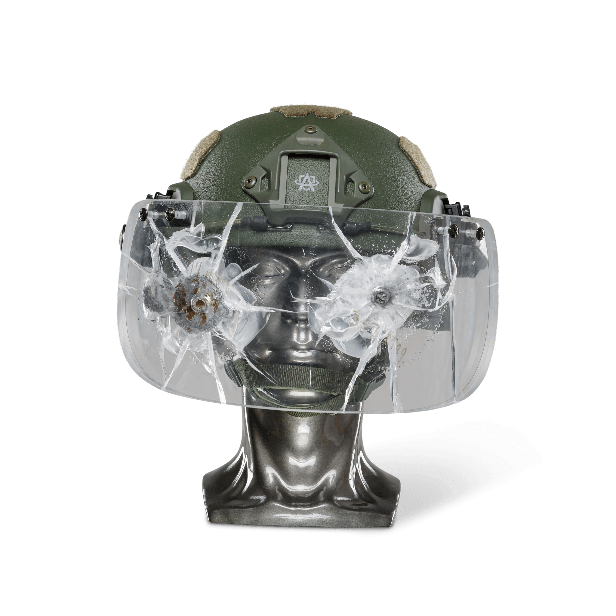 Ballistic Helmet with Face Shield - NIJ Level IIIA+ Certified Military & Tactical Head Protection for Combat, Shooting & Security Operations