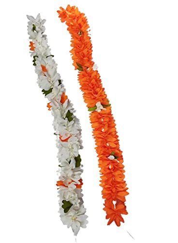 White & Orange