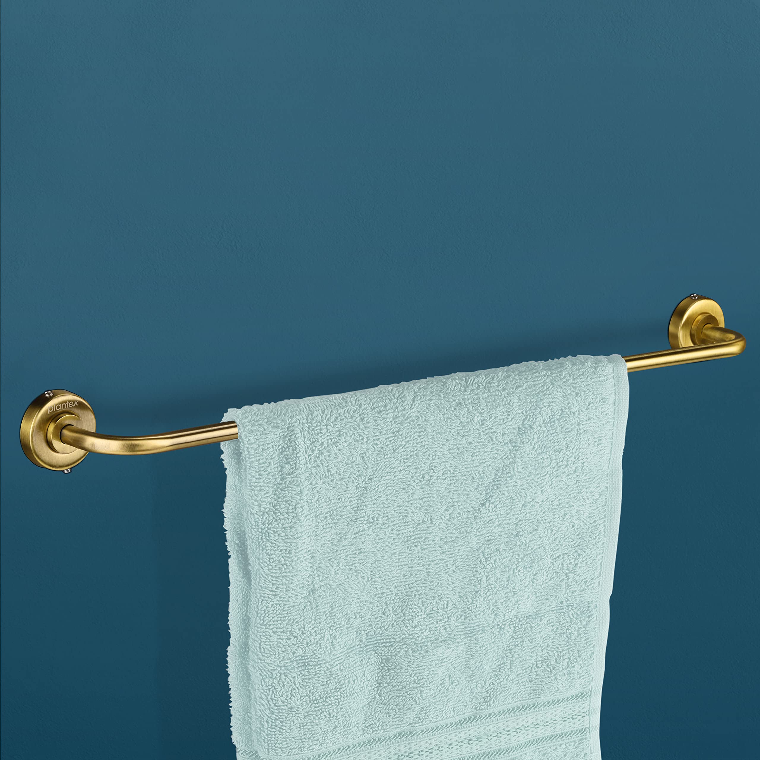 Plantex 304 Stainless Steel Bathroom Accessories 5-Piece Set - Towel Bar, Soap Dish, Toothbrush Holder, Robe Hook & Hand Towel Ring - Antique Brass Finish for Bathroom, Spa & Hotel Decor