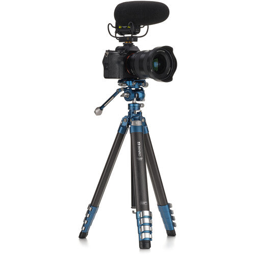 Benro CyanBird CF 2 Series Carbon Fiber Tripod with FS20PROC501 Hybrid Head - 5-Section Professional Camera Tripod for Photography & Videography - Perfect for Travel, Outdoor Shoots and Studio Work