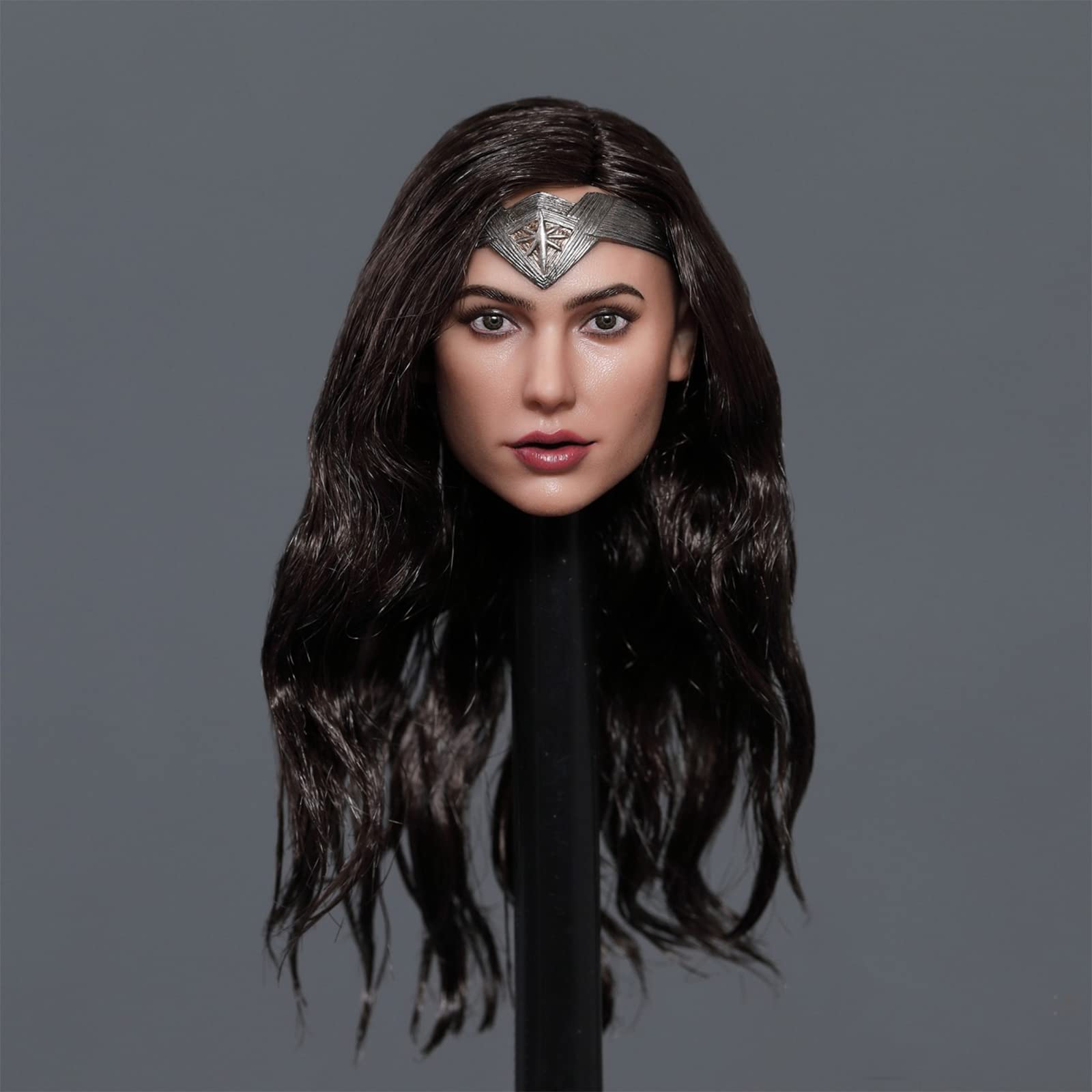 1/6 Scale Female Figure Head Sculpt - European & American Hair Transplant Beauty Head for 12