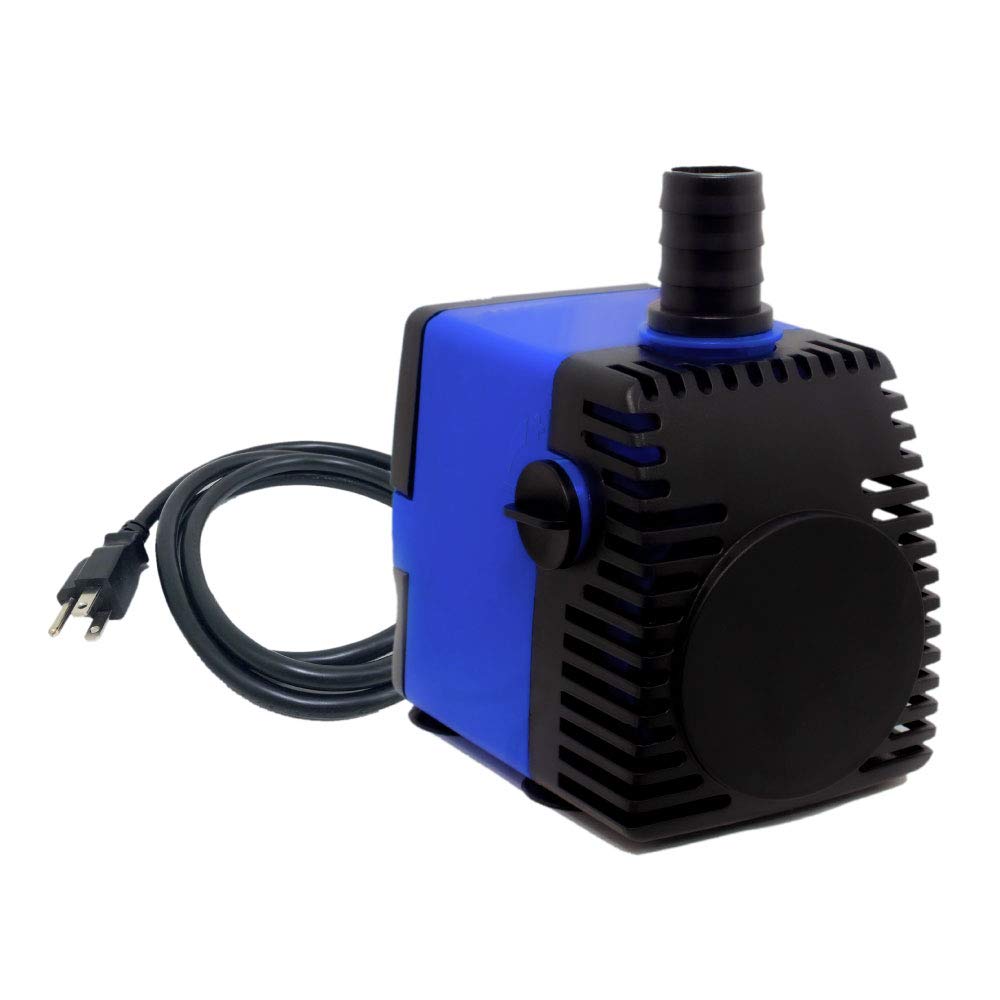 Ultra Quiet 528 GPH (2000L/H) Submersible Water Pump - 45W Adjustable Flow for Ponds, Aquariums, Fish Tanks, Fountains, Hydroponics & Statues - Set of 5 - Perfect for Indoor/Outdoor Water Features & Garden Decor