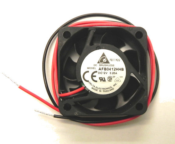 Delta 40x40x15mm 12V High Speed Ball Bearing Cooling Fan - AFB0412HHB Bare Wire for PC Case, Electronics Cooling & DIY Projects