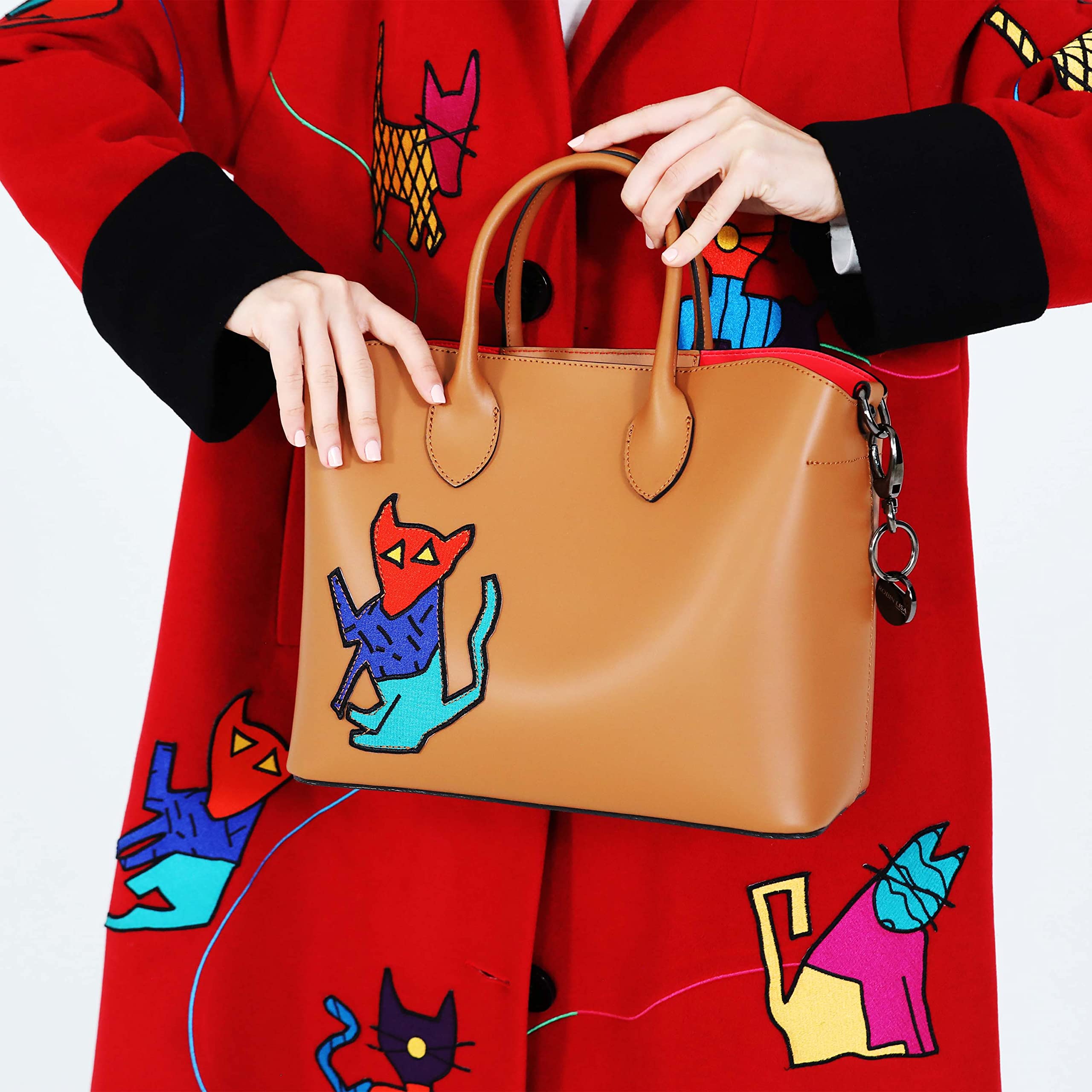 Luxury Genuine Leather Tote Bag for Women - Handmade in Italy | Madison Designer Shoulder Bag for Work, Travel & Everyday Use