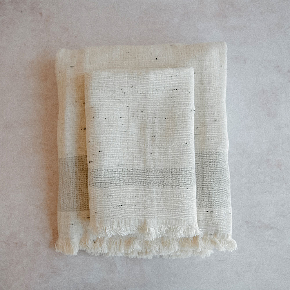 Premium Muslin Cotton Towel - Soft & Absorbent Baby Swaddle Blanket - Grey - Perfect for Newborn Care, Nursing & Travel Essentials