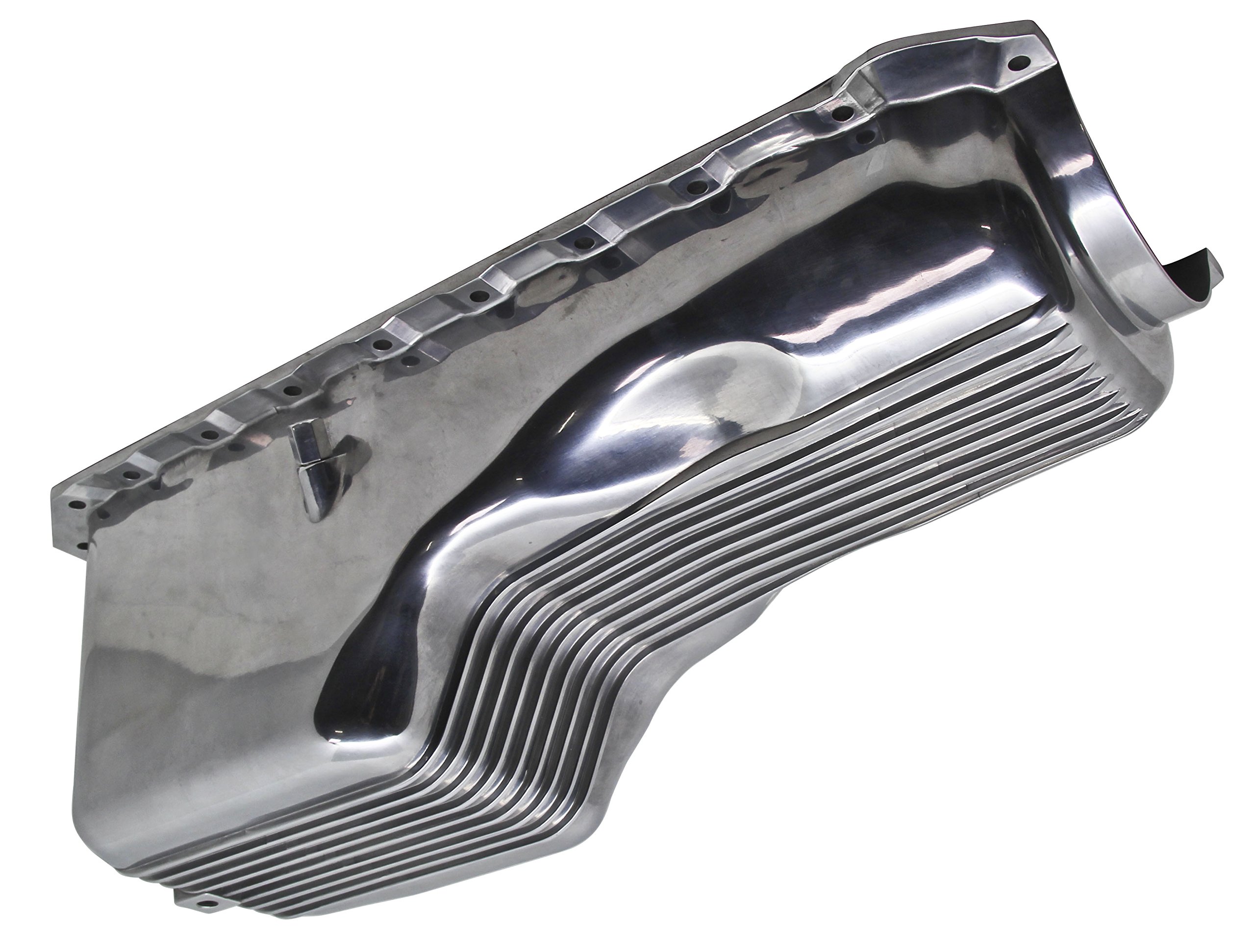 Chevy Big Block 396 402 427 454 Gen 4 Aluminum Oil Pan Replacement for 1965-1990 Models - High Polish Finish - Perfect for Engine Restoration & Performance Upgrades