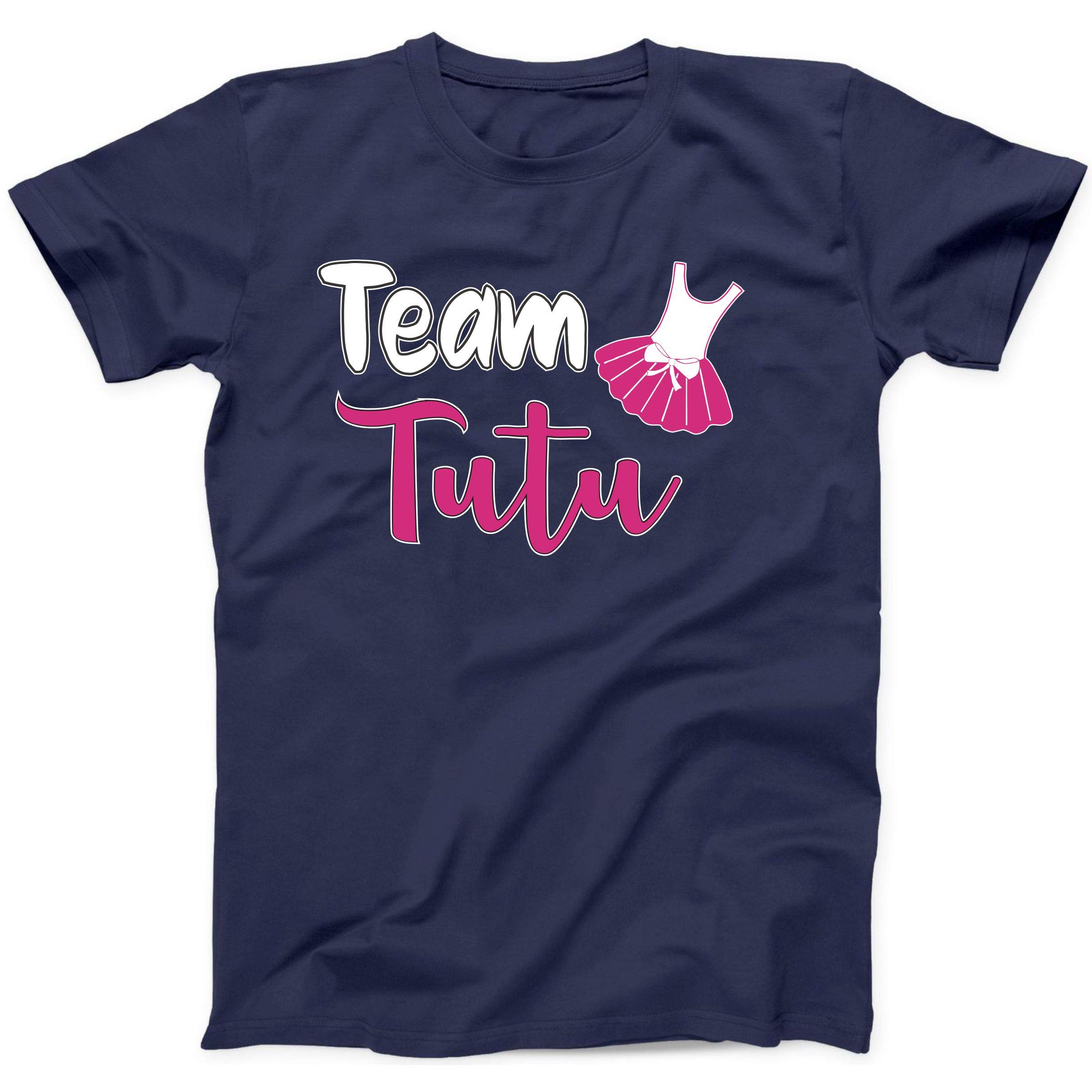 Gender Reveal T-Shirt - Touchdown or Tutu Baby Shower Tee for Pregnancy Announcement - Pink & Blue Unisex Shirt for Moms & Dads - Perfect for Baby Shower Parties & Gender Reveal Events