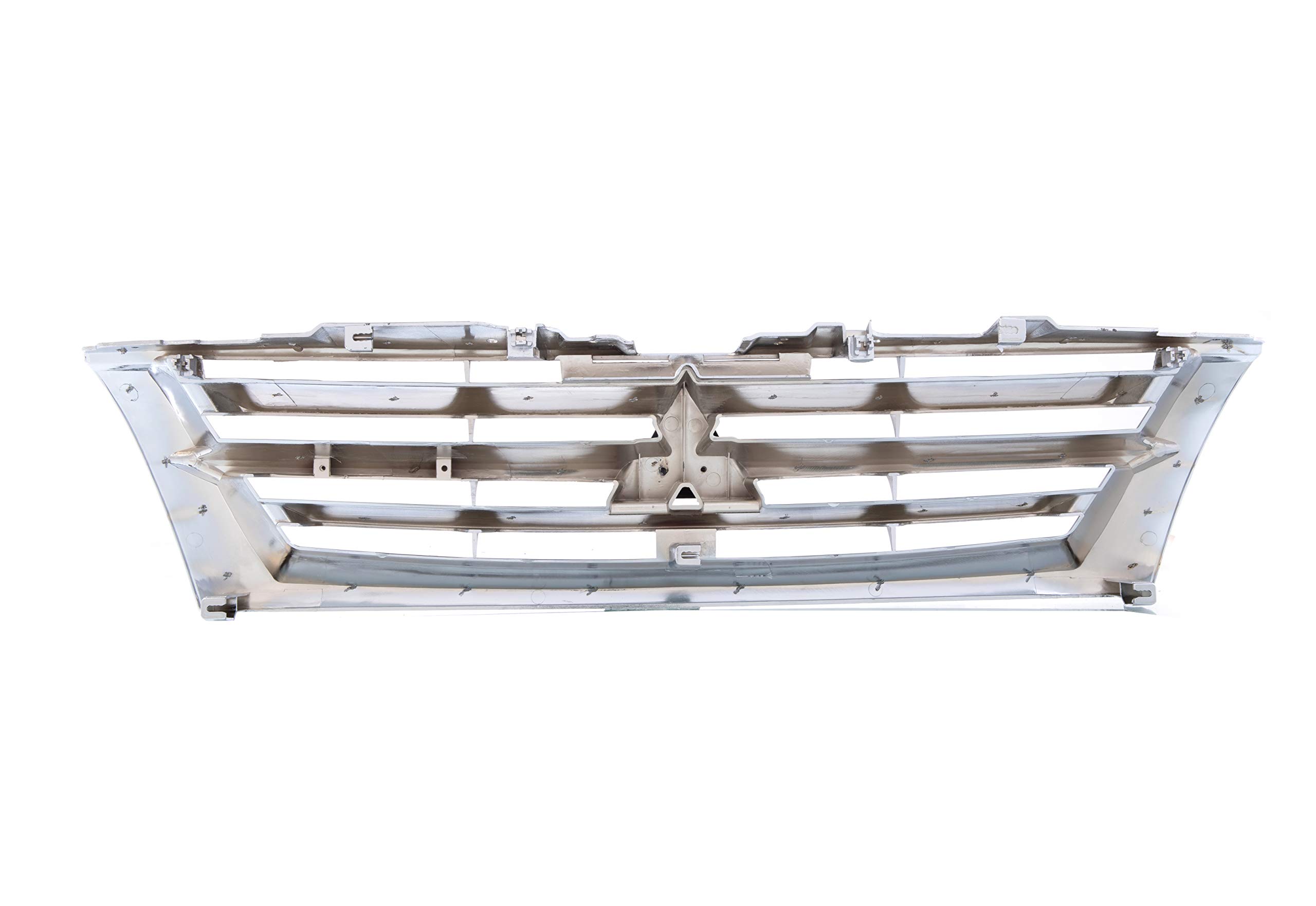 MITSUBISHI Montero Front Grille Replacement - Chrome Gray Grill Compatible with Montero Sport | Perfect Fit for MI1200231 & MR387982 | Off-Road & Daily Driving Upgrade