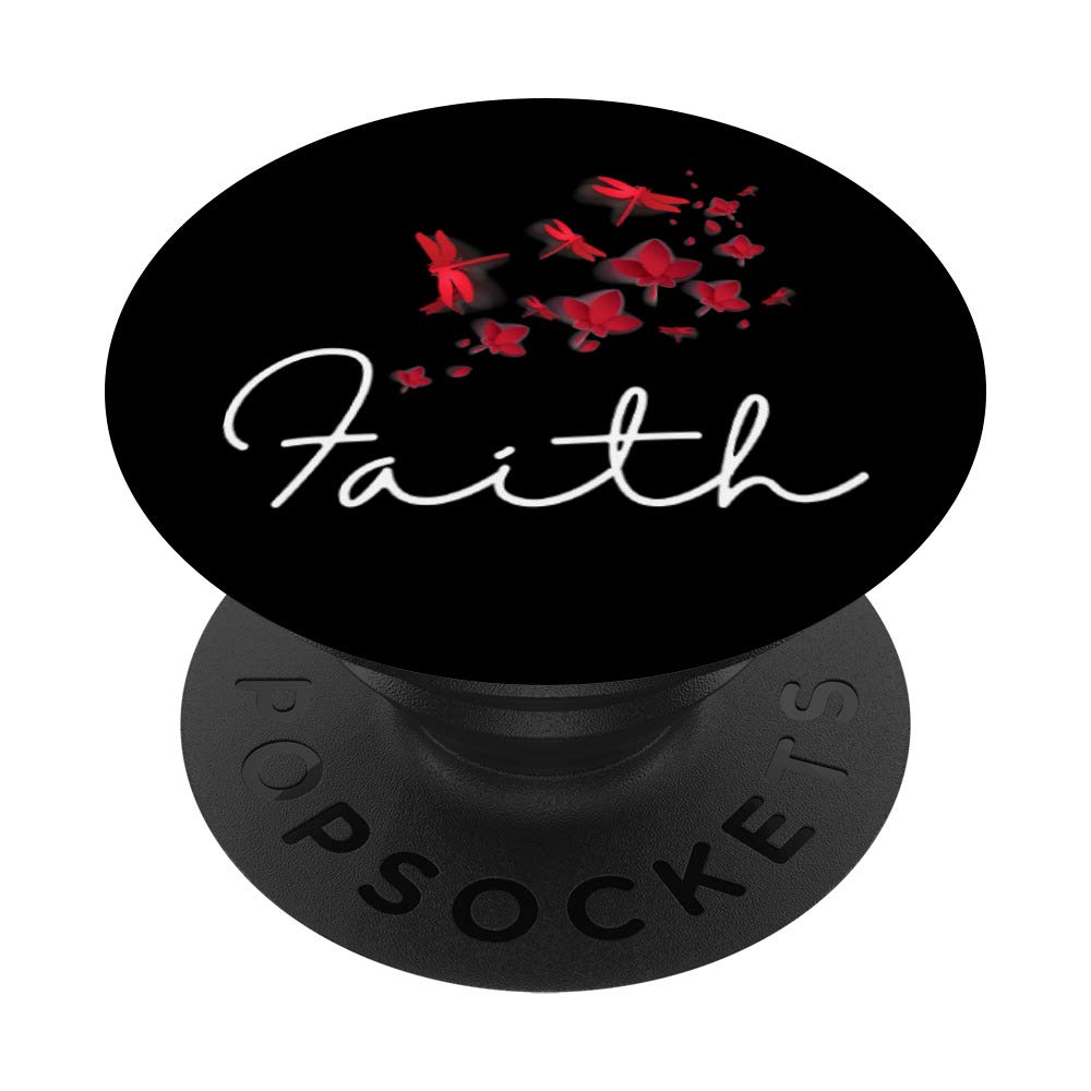 Dragonfly PopSockets PopGrip - Swappable Phone Grip for iPhone & Android - Spiritual Faith & Nature Lovers Accessory - Perfect for Yoga, Meditation & Outdoor Activities