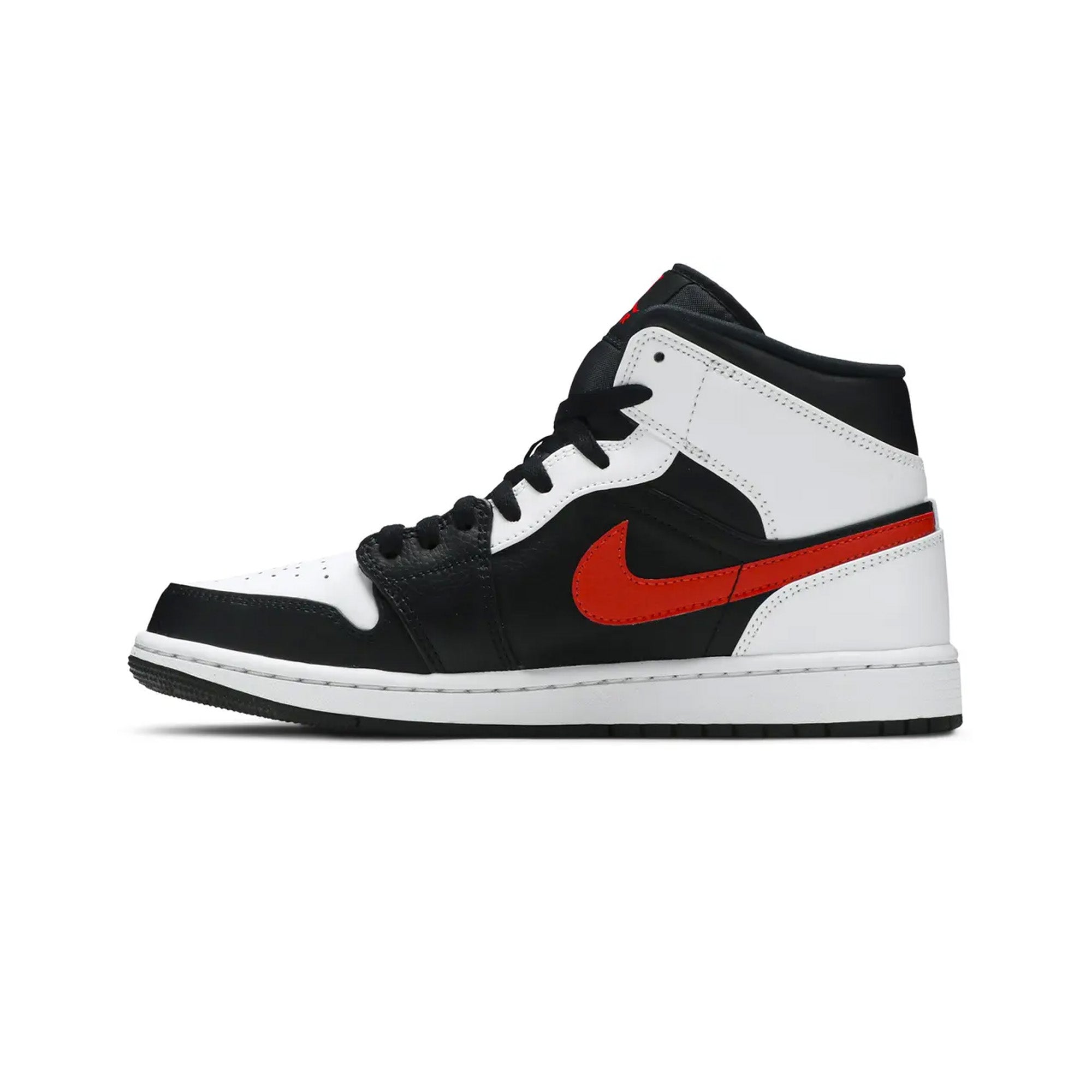 Air Jordan 1 Mid 'Chile Red' Basketball Shoes for Men - Retro Style Sneakers for Casual Wear, Street Fashion & Sports Performance