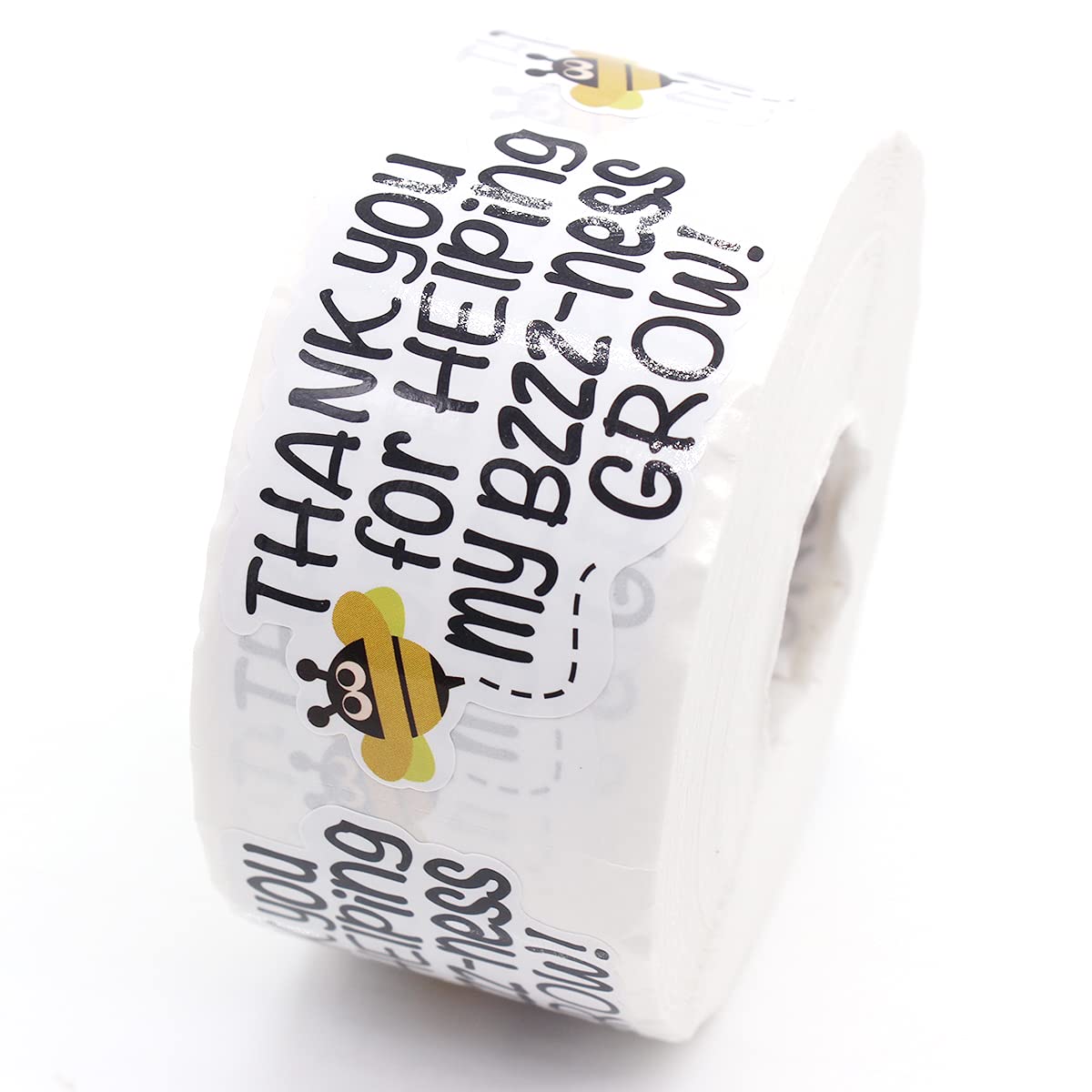 Littlefa Thank You Stickers for Small Business - 500pcs Cute Bee & Bakery Themed Handmade Mail Packing Stickers | Perfect for Packaging, Gifts, Thank You Notes & Small Business Branding
