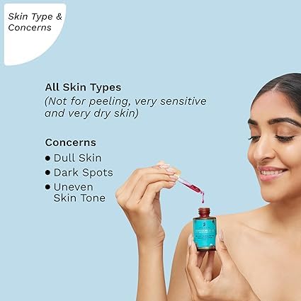 25% AHA + 2% BHA + 5% PHA Chemical Exfoliating Peel Solution for Face - Brightening & Glowing Skin Treatment | 10-Minute At-Home Facial Serum for Men & Women | 30ml | Perfect for Nighttime Skincare Routine & Pre-Makeup Prep