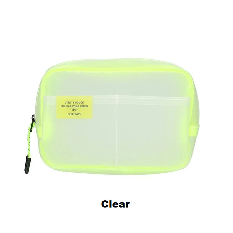 Delfonics Utility Pouch POP - Extra Small (XS) Size Inner Carrying Bag for Stationery, Cosmetics & Travel Essentials | Perfect for Organizing Small Items in Purse, Backpack or Office