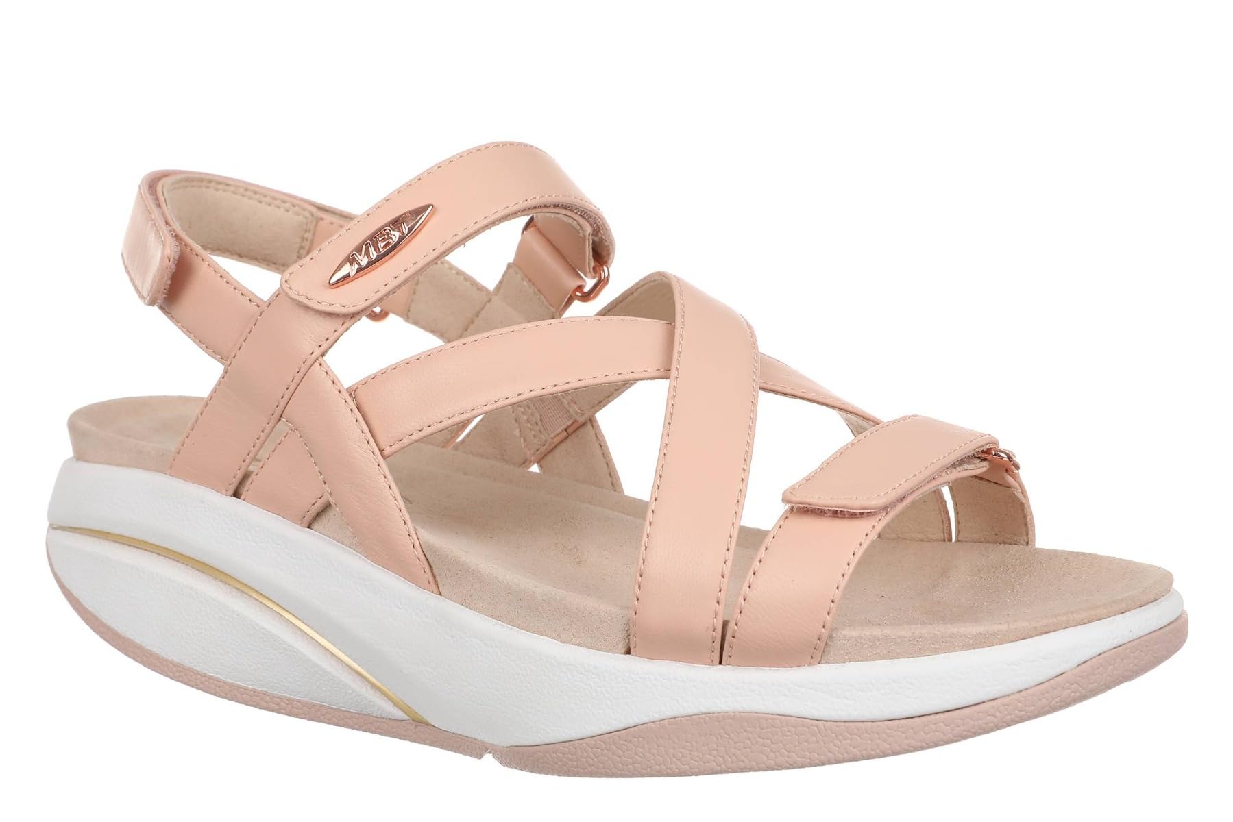 MBT Kiburi Women's Casual Shoes Size 5.5 Pink - Comfortable Walking Shoes for Work, Travel & Everyday Wear