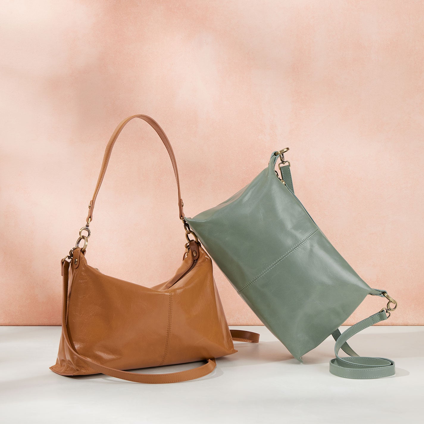 Avon Polished Leather Shoulder Bag in Jade Green - Stylish & Durable Women's Handbag for Work, Travel & Everyday Use