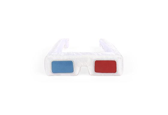 Hollywoof Cinema Collection - Plush 3D Glasses for Dogs | Comfortable Pet Movie Night Accessories | Perfect for Movie Nights, Costume Parties & Photo Shoots
