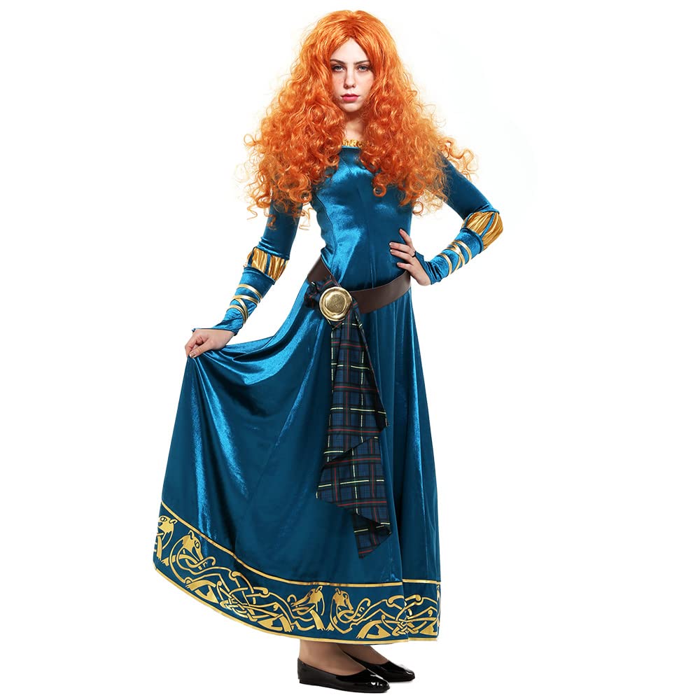 Miccostumes Women's Princess Adult Dress - Elegant Cosplay Costume for Halloween, Renaissance Fairs & Themed Parties | Official Licensed Costume