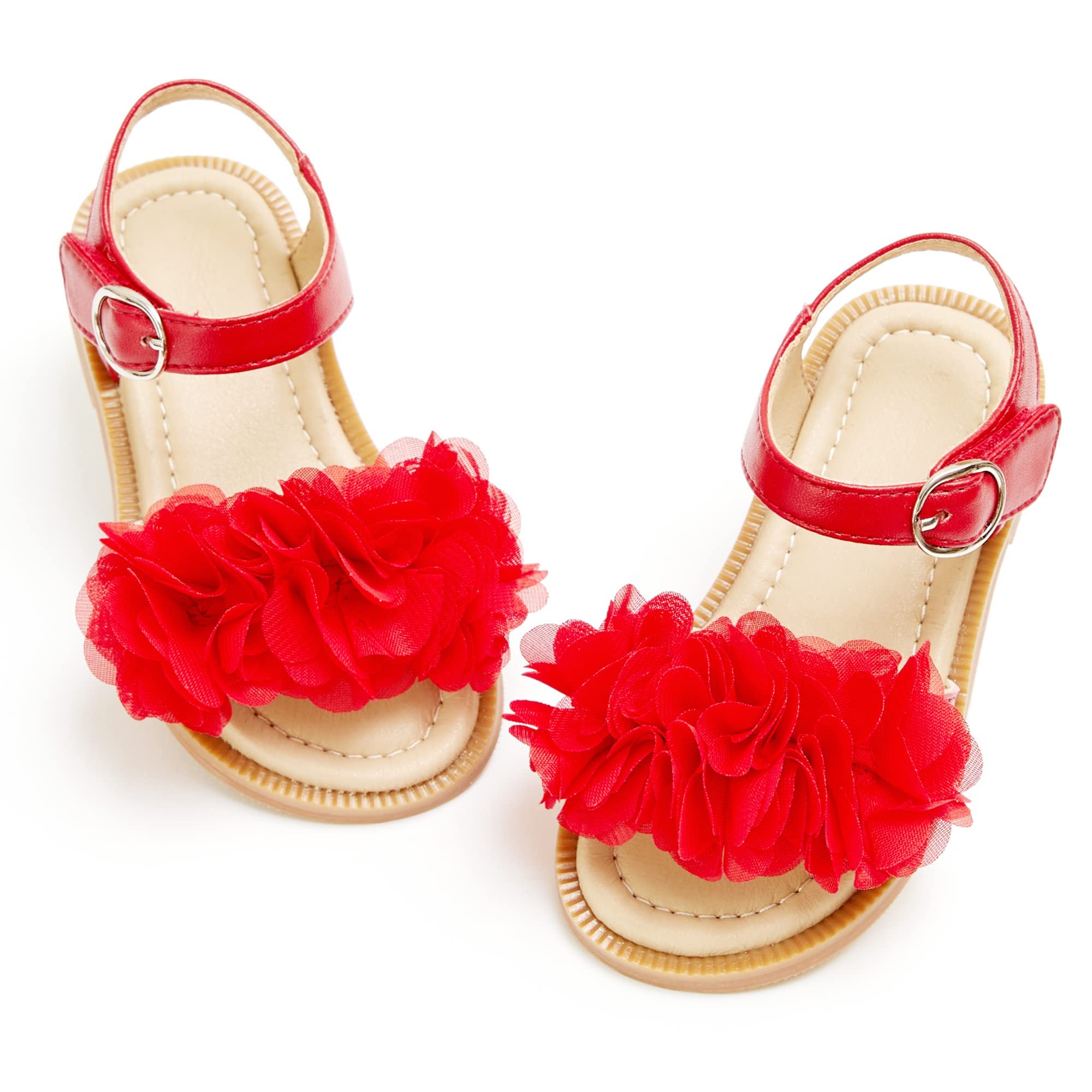 Kiderence Toddler Girl Sandals - Breathable Open Toe Summer Sandals for Little Girls | Perfect for Beach, Park & Outdoor Play