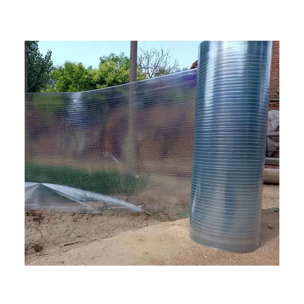 YJFENG 1.5mm Polycarbonate Roofing Sheet - Clear Transparent Panels for Greenhouse, Canopy, Balcony Fence | Rainproof, Insulated, Easy to Bend & Cut | Durable 1x3m Guard Board for Outdoor & Garden Use