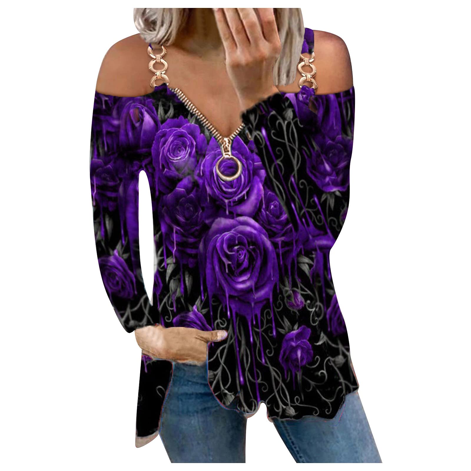 Women's Fashion Lace Balloon Sleeve Blouse - Round Neck Casual Loose Tops for Summer | Perfect for Office Wear, Date Nights & Weekend Outfits