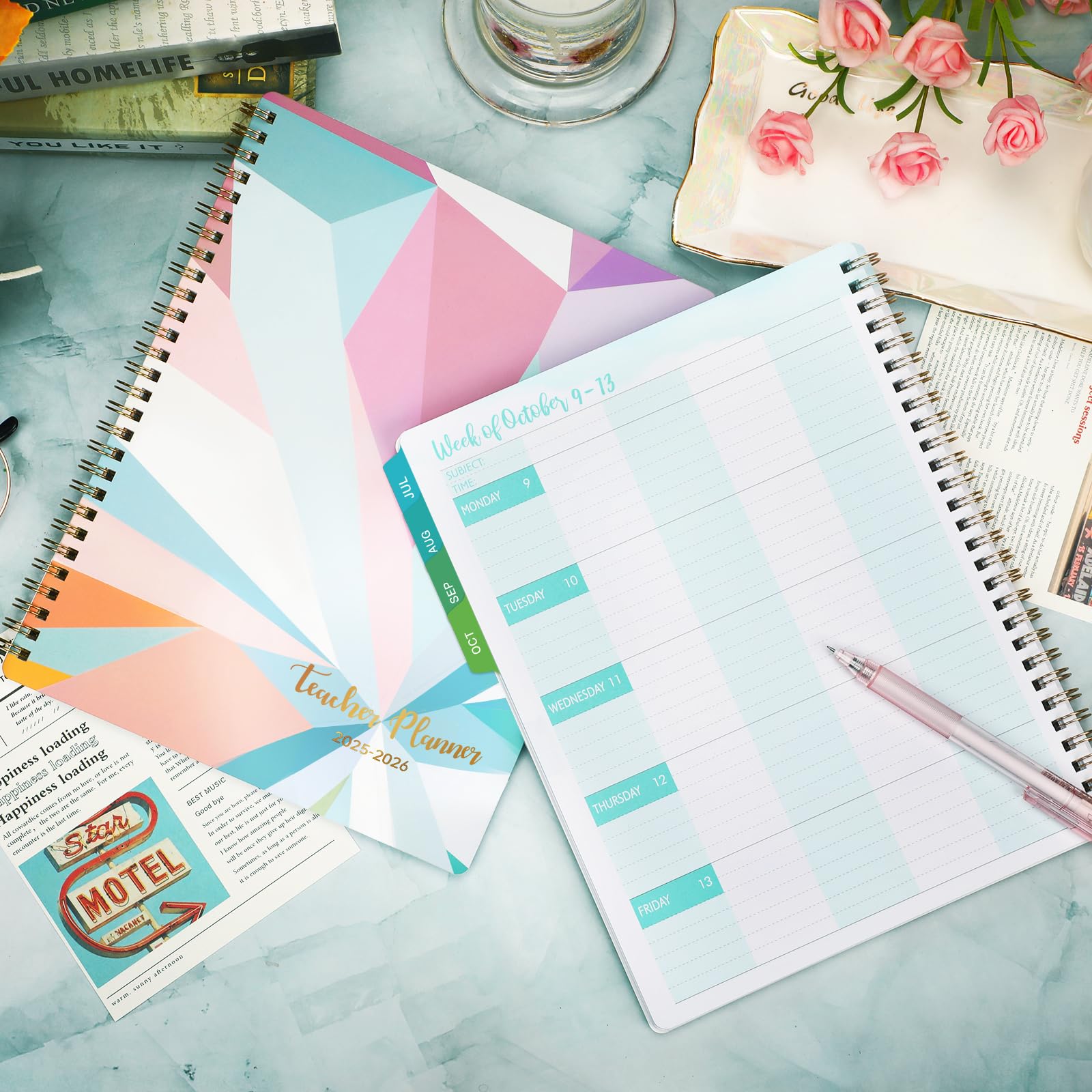 2025-2026 Teacher Planner - Weekly & Monthly Lesson Plan Book for Educators, 9