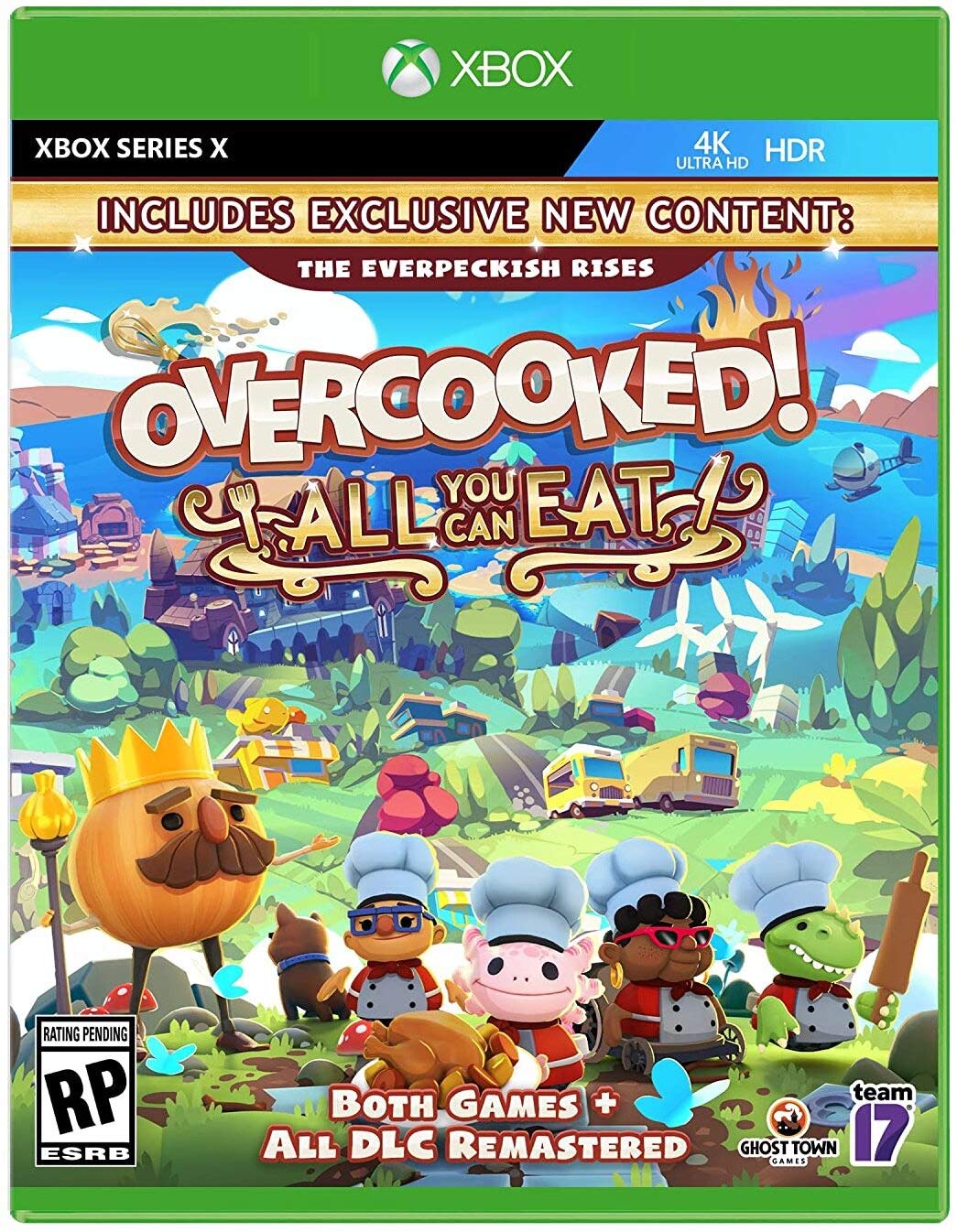 Overcooked! All You Can Eat - Xbox Series X Game | Multiplayer Cooking Simulation for Family & Friends Game Nights