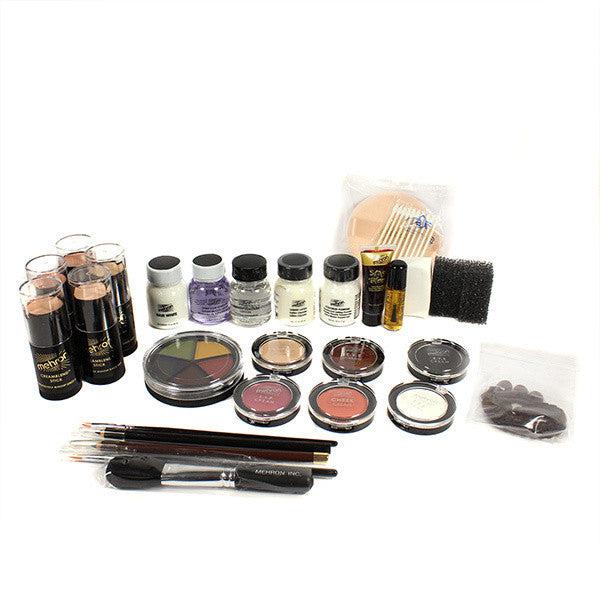 Mehron All Pro Makeup Kit - Professional Theater & Halloween Cosmetics Set for Stage Performances & Special Effects