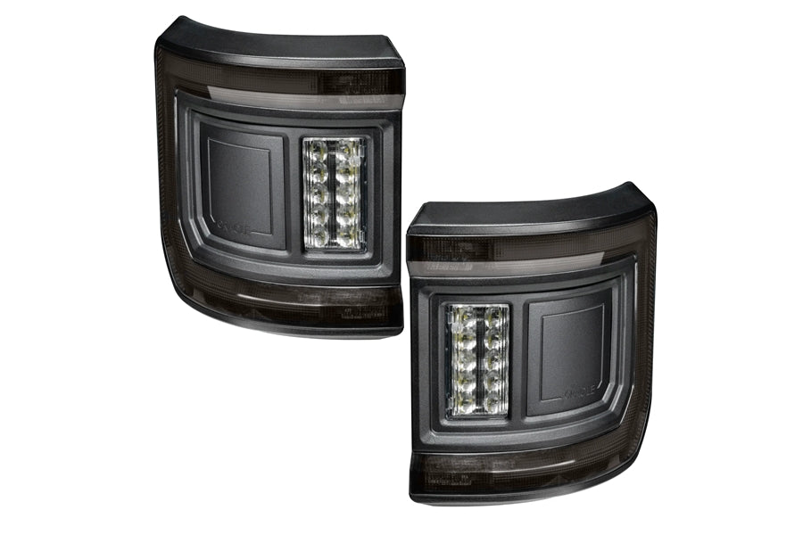 Jeep Gladiator JT Oracle Flush Mount LED Tinted Tail Lights - Smoke Black Lens for Off-Road & Night Driving - Waterproof & Durable Replacement Lights