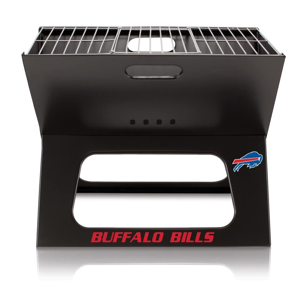 Portable Charcoal Grill for Camping, Tailgating & Outdoor BBQ - NFL X-Grill for Backyard, Picnics & Game Day Parties