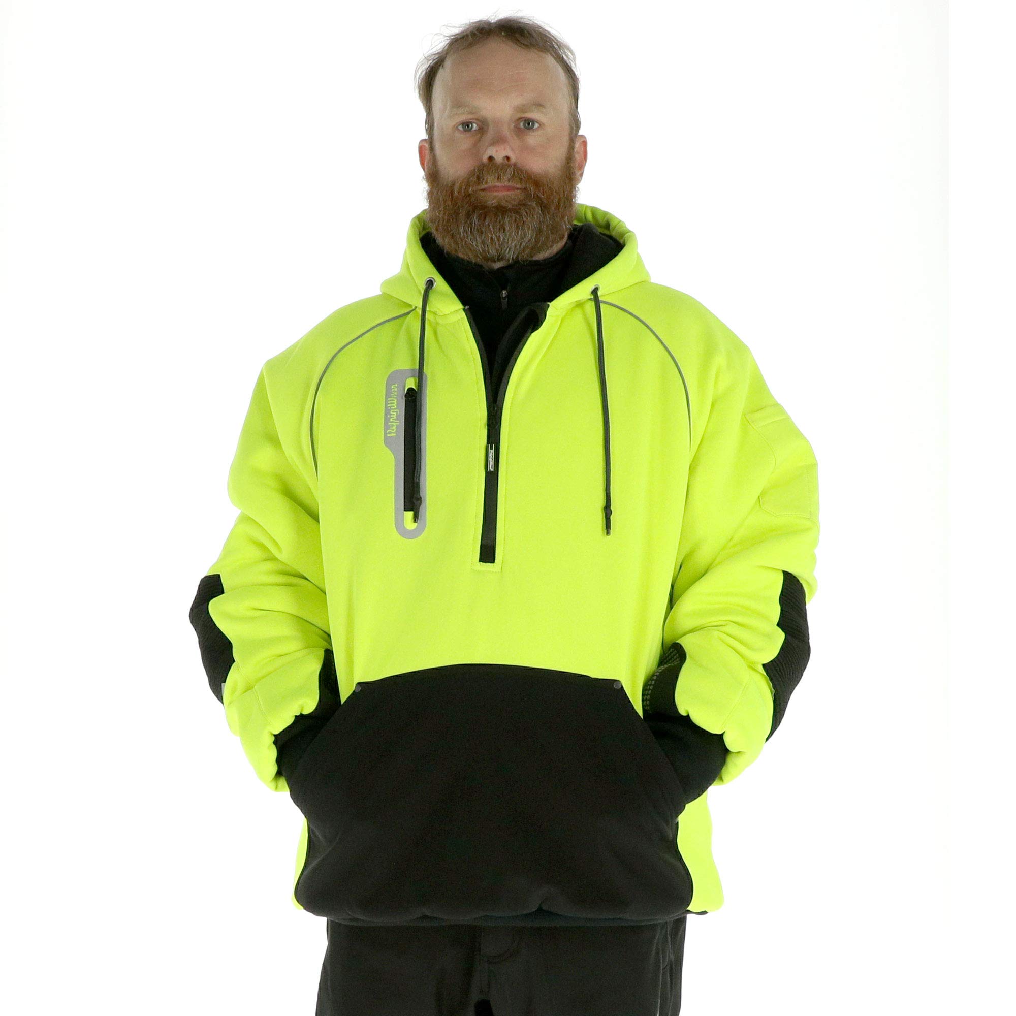 RefrigiWear PolarForce Insulated Hoodie Sweatshirt for Men & Women - Warm Fleece-Lined Pullover for Winter Outdoor Work, Hunting & Cold Weather Activities