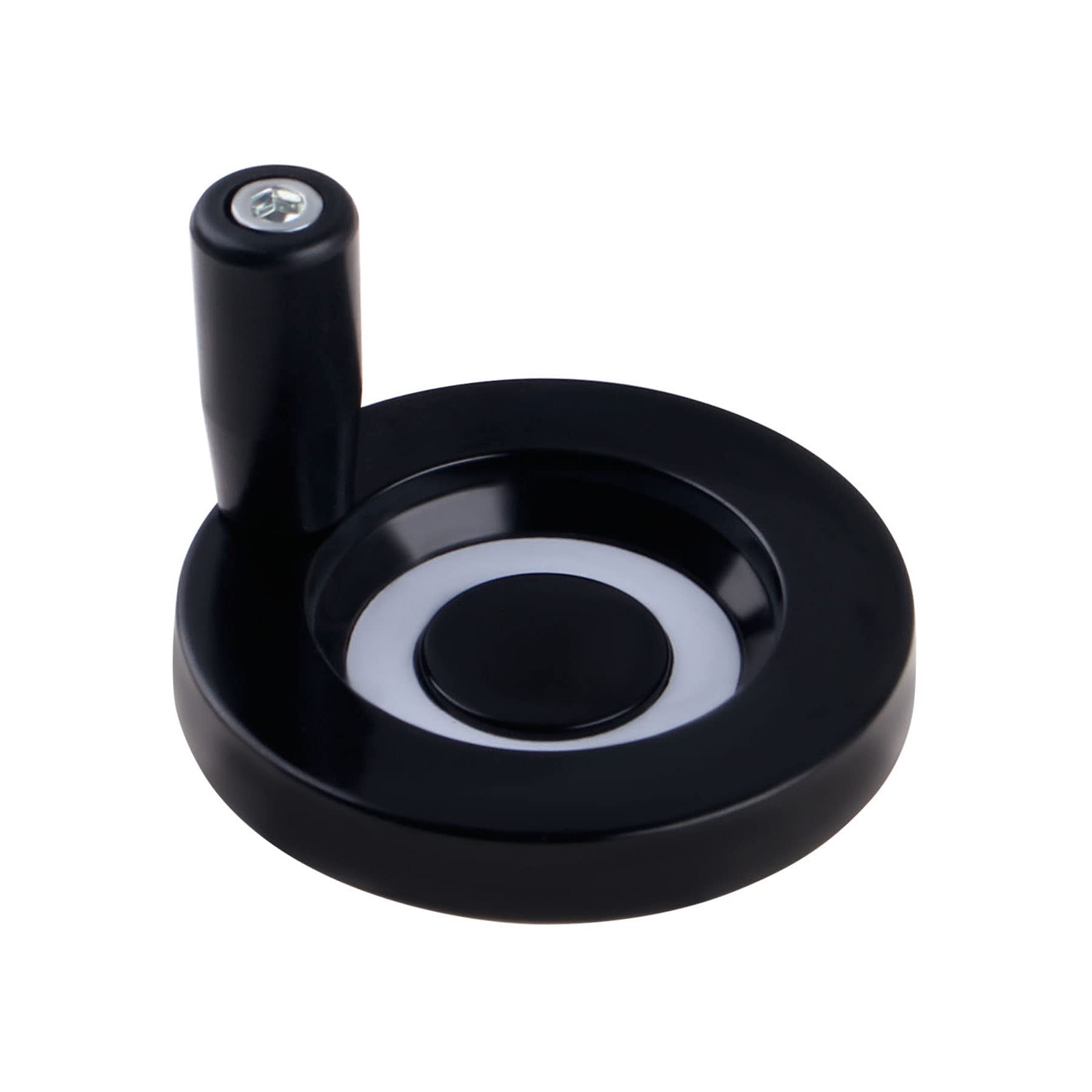 SFU1605 Ball Screw Grinder Replacement Handwheel - 80mm Outer Dia, 10mm Inner Dia Round Revolving Handle Grip for CNC Machines & Industrial Equipment | Perfect for Milling, Lathe & Grinding Operations