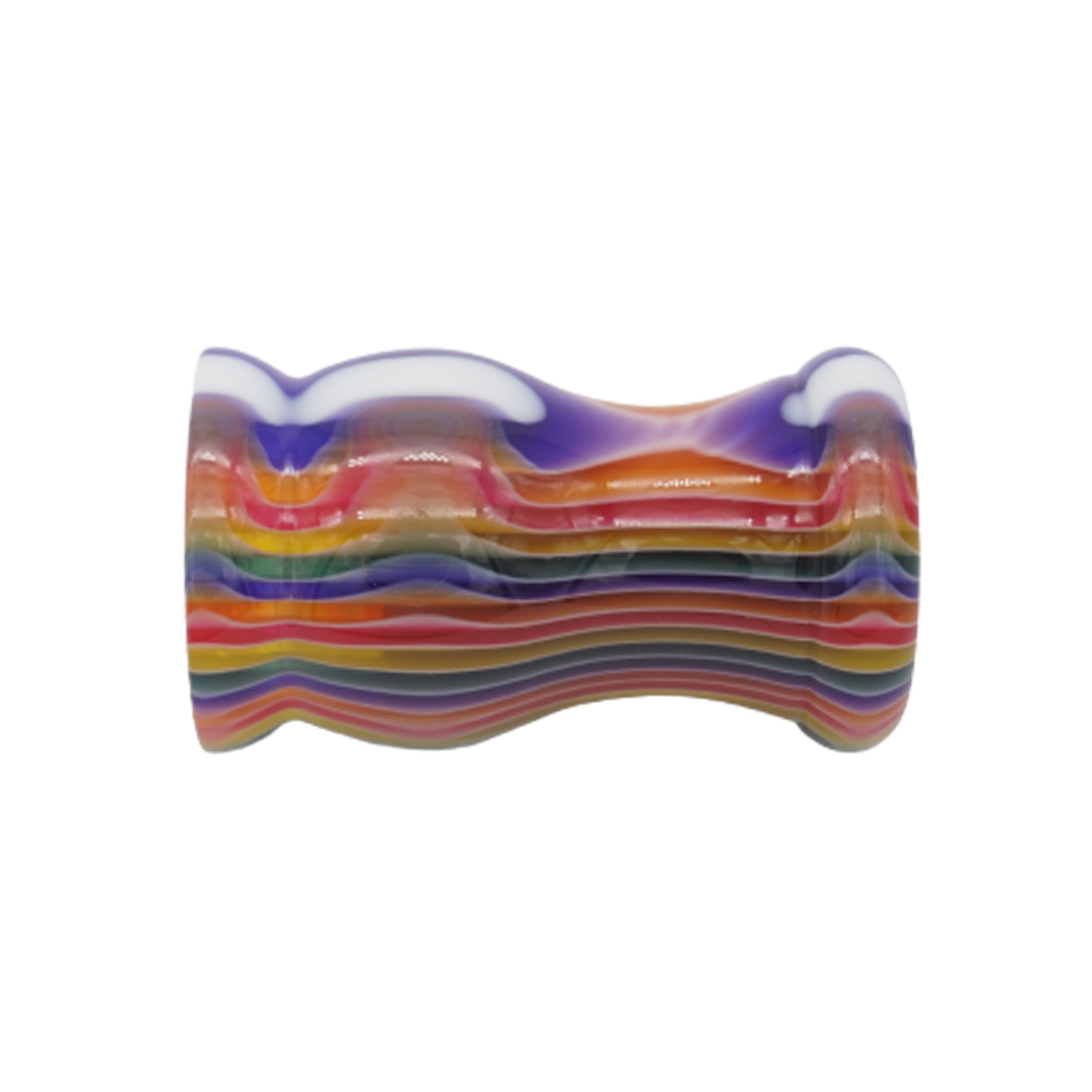 Handcrafted Candy Stripe Shaving Brush Handle - Fits 24mm & 26mm Knots - Perfect for Wet Shaving & Grooming Gifts