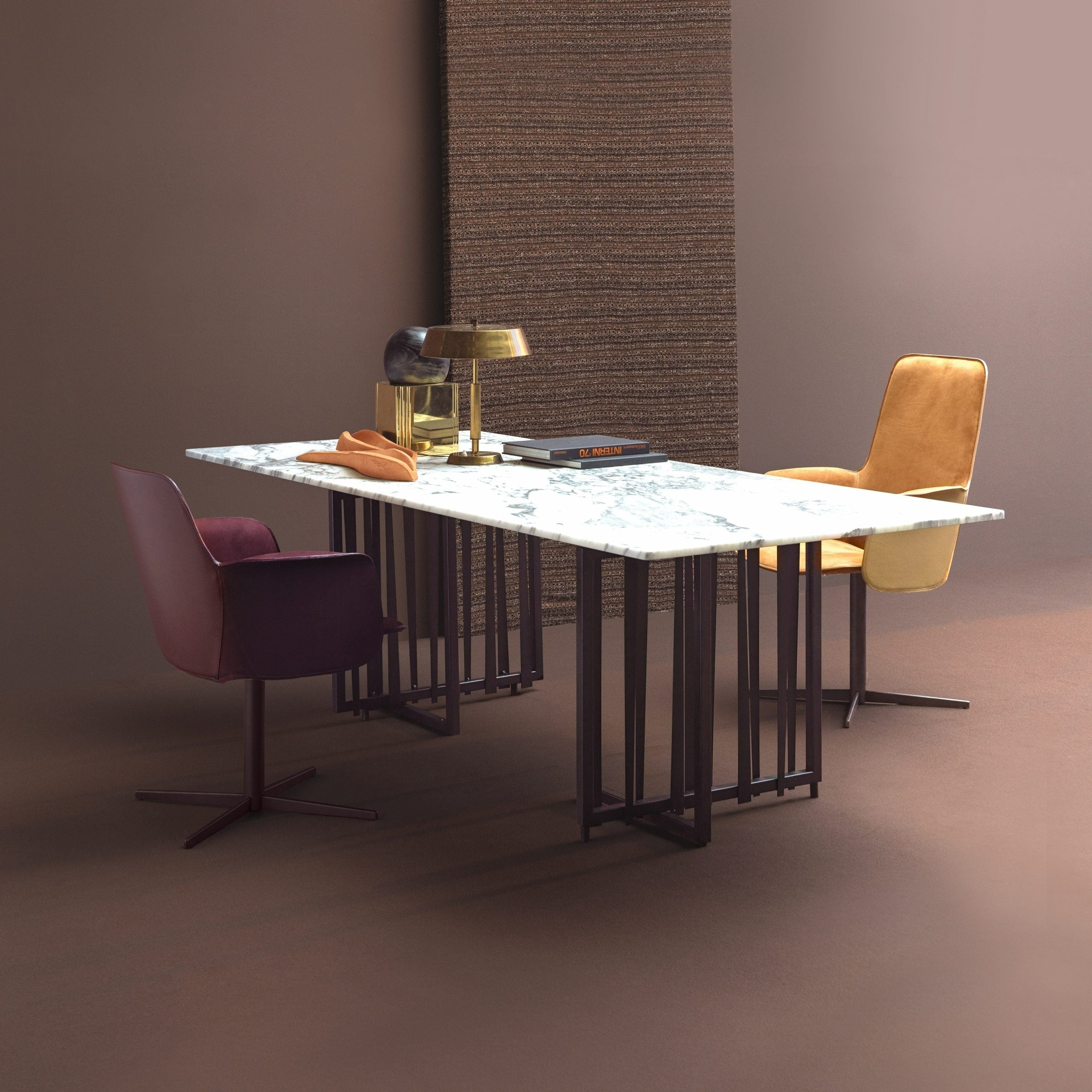 Electa Tall BC Armchair by Fasem - Modern Dining Chair with Back Support for Home, Office & Restaurant Use