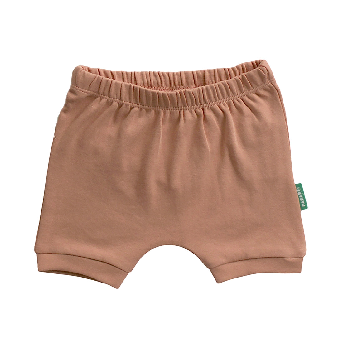 Organic Light Caramel Harem Shorts for Women - Comfortable Boho Lounge Pants - Perfect for Yoga, Beach & Summer Vacation