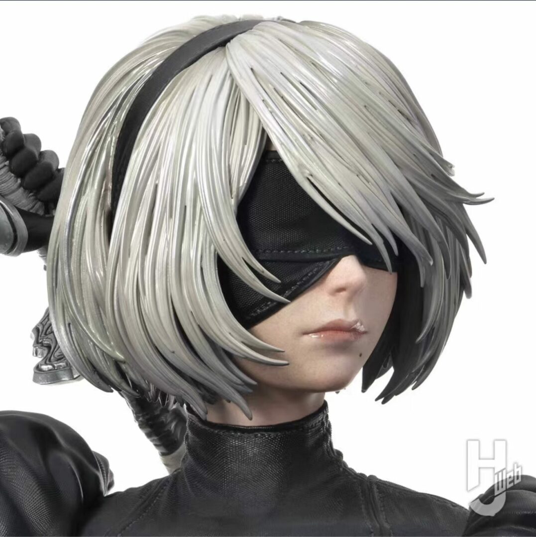 Prime1Studio x Square Enix Licensed Nier:Automata 2B 1/3 Scale Statue - Official Collectible Figure for Anime & Gaming Fans | Perfect for Display in Home Office or Gaming Room