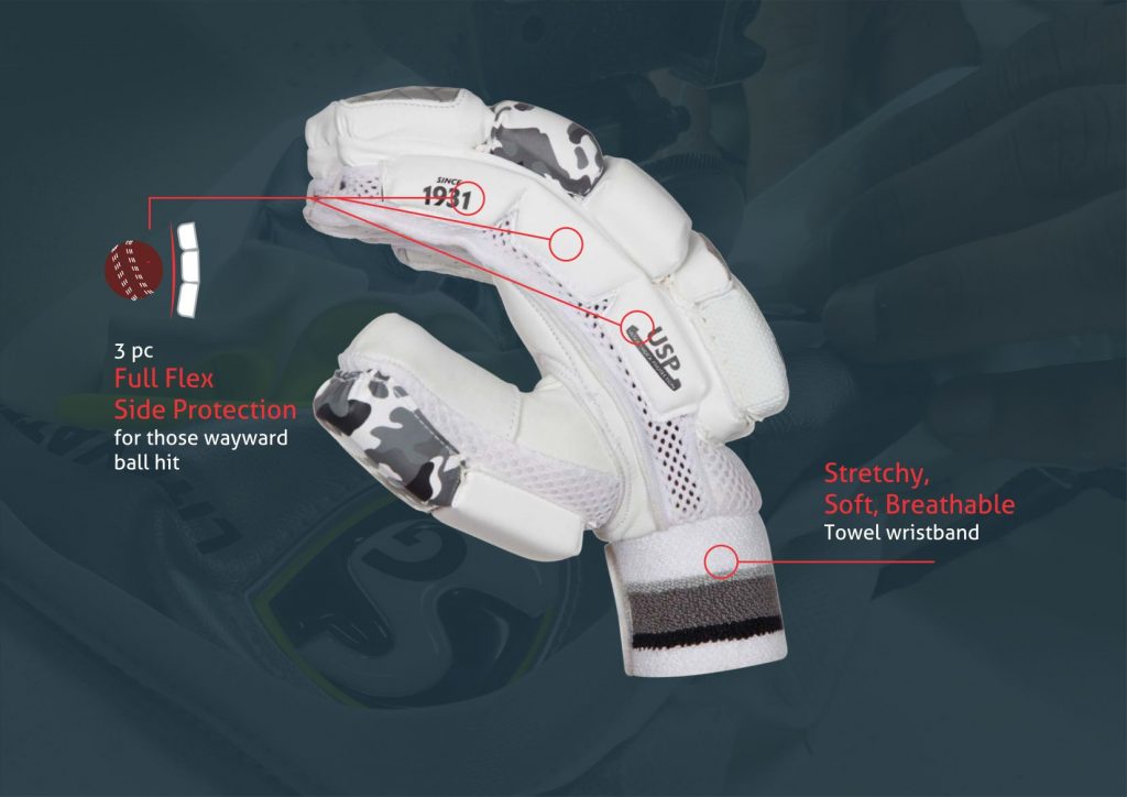 SG KLR Lite Adult Cricket Batting Gloves - Lightweight Protective Gear for Cricket Players - Perfect for Practice & Matches